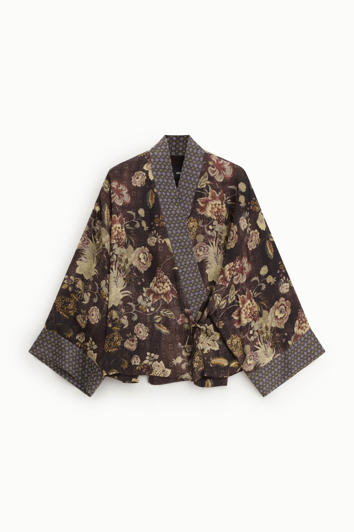 Blazer Stampato A Fiori Con Maniche Ampie Dixie