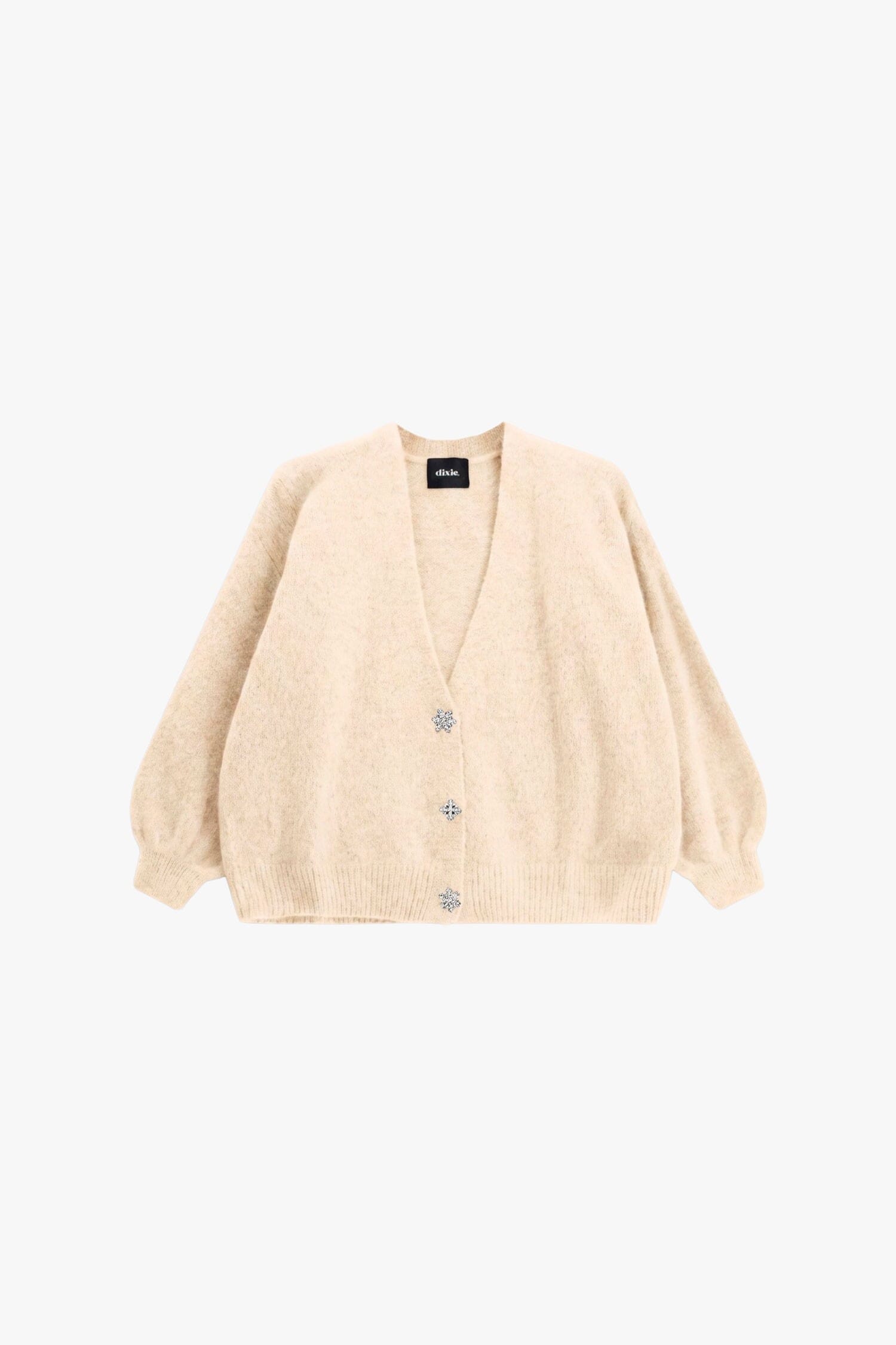 Cardigan Con Bottoni Gioiello E Maniche Ampie Dixie