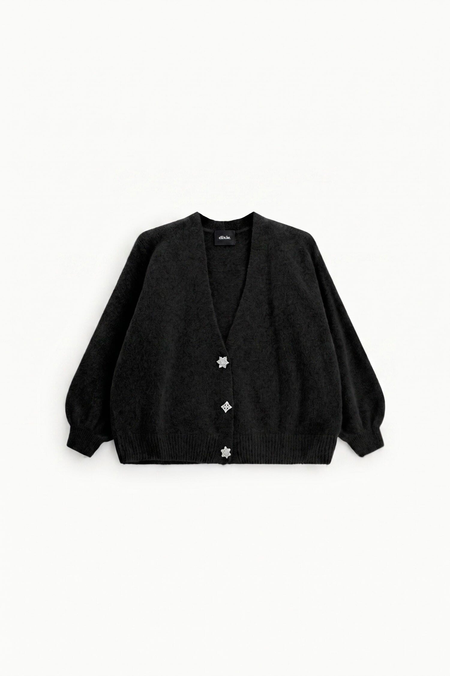 Cardigan Con Bottoni Gioiello E Maniche Ampie Dixie