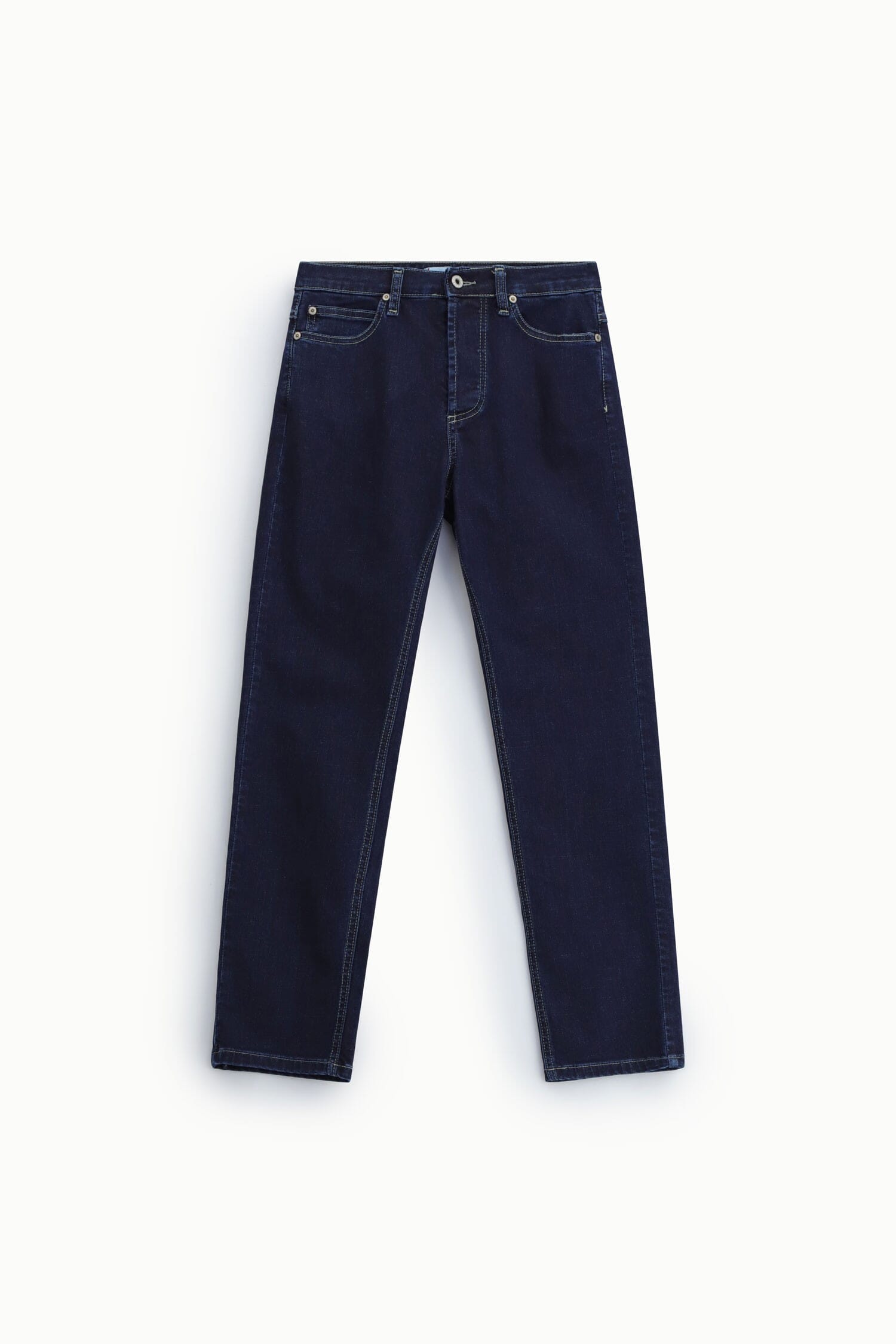 Jeans A Gamba Dritta Con Cuciture A Contrasto Please