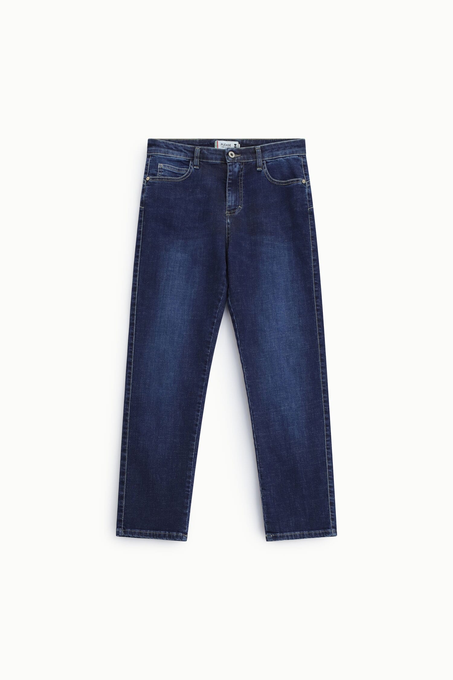 Jeans A Gamba Dritta Con Cinque Tasche Please