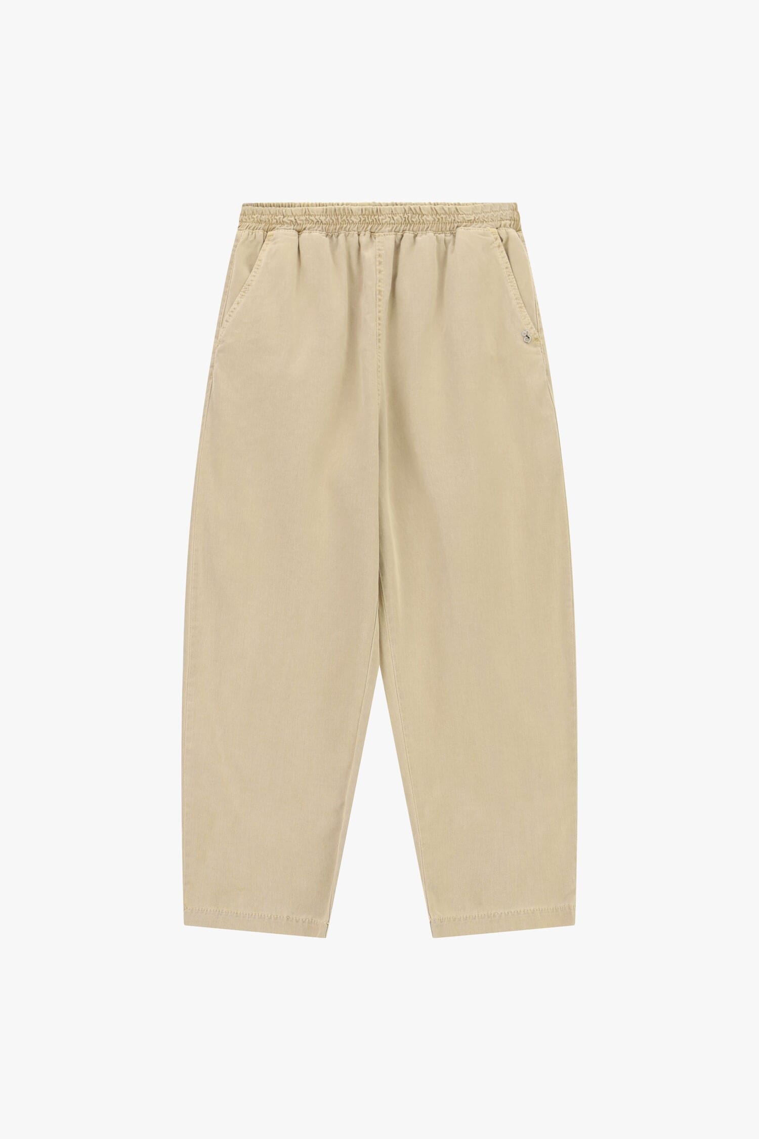 Pantaloni Cropped Con Vita Elasticizzata E Tasche Please