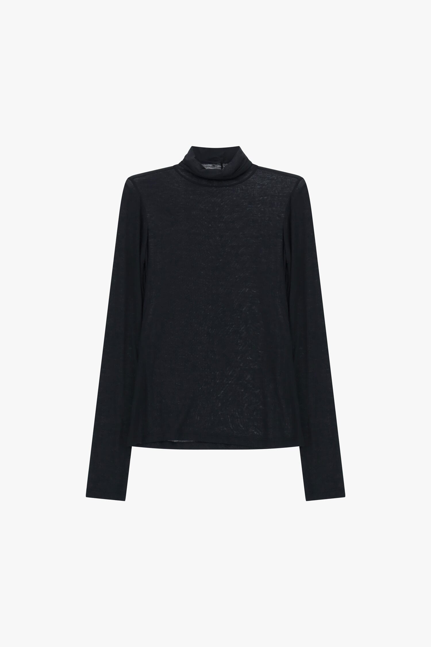 T-Shirt A Maniche Lunghe Con Collo Morbido Please