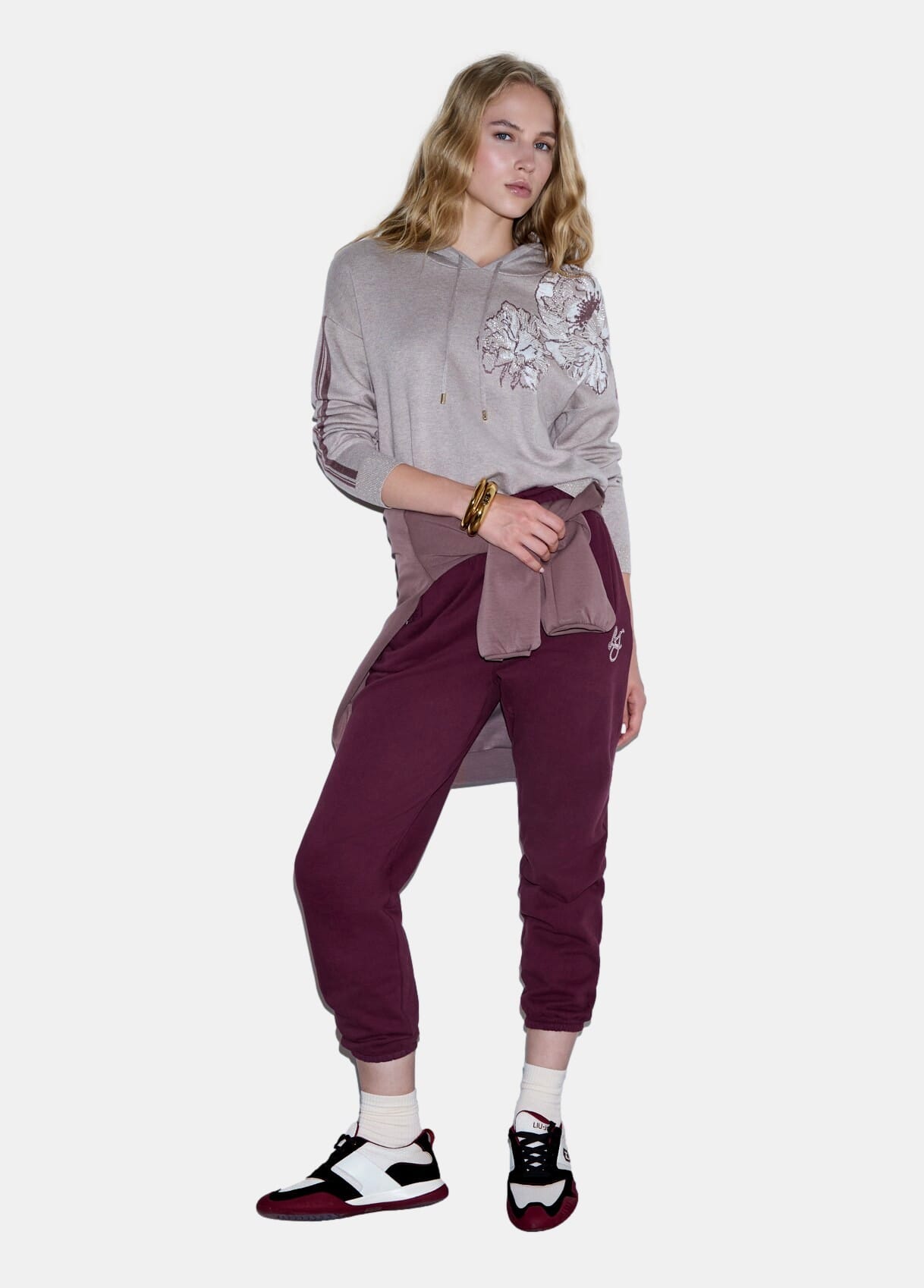 Maglia Jacquard Con Cappuccio liu Jo