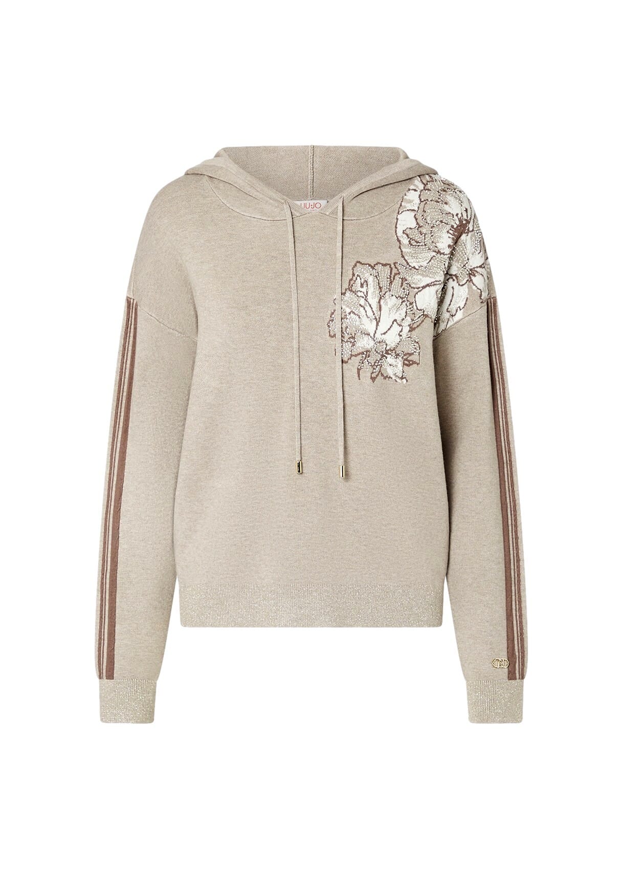 Maglia Jacquard Con Cappuccio liu Jo