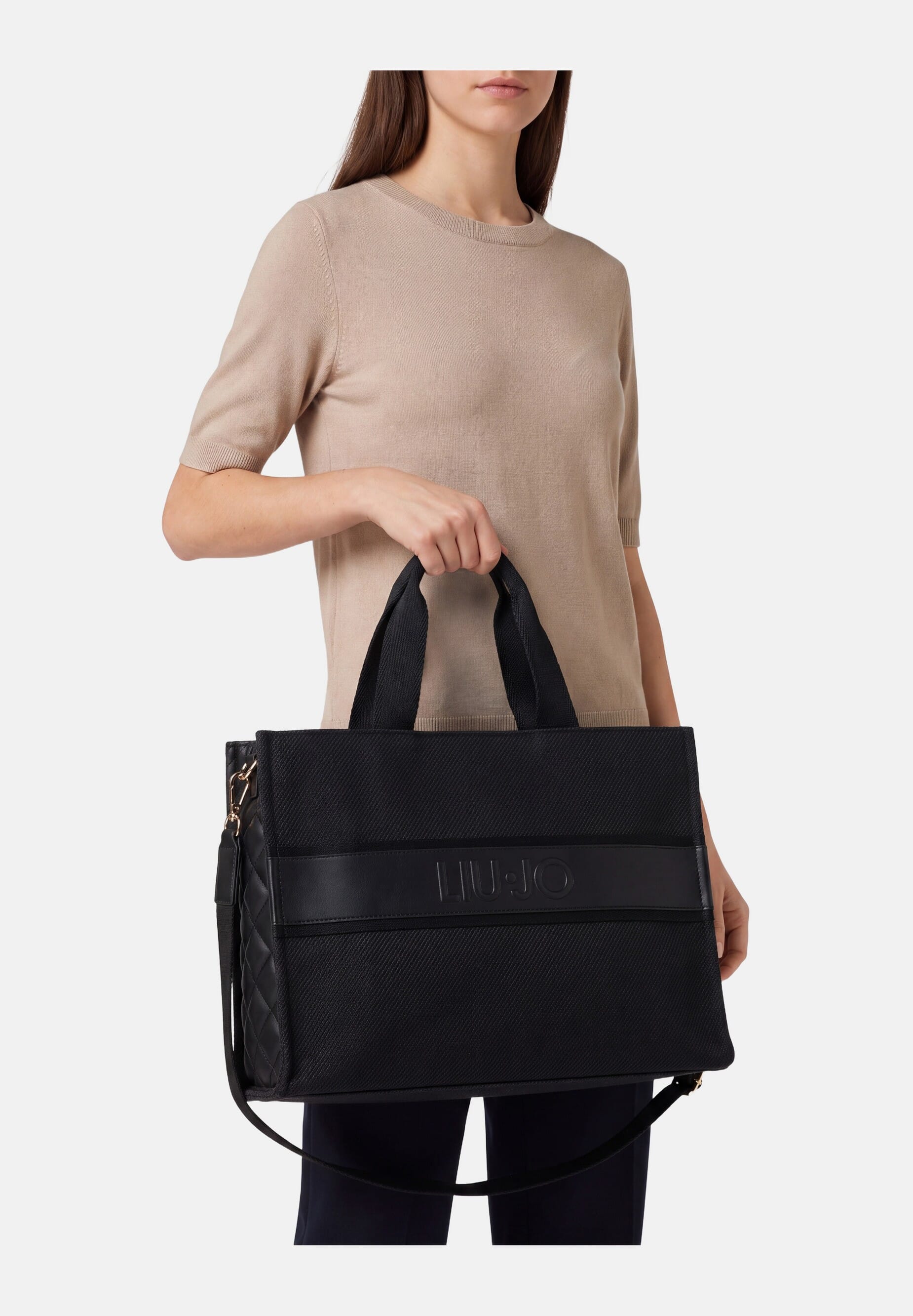 Borsa Tote Grande in Panno Liu Jo