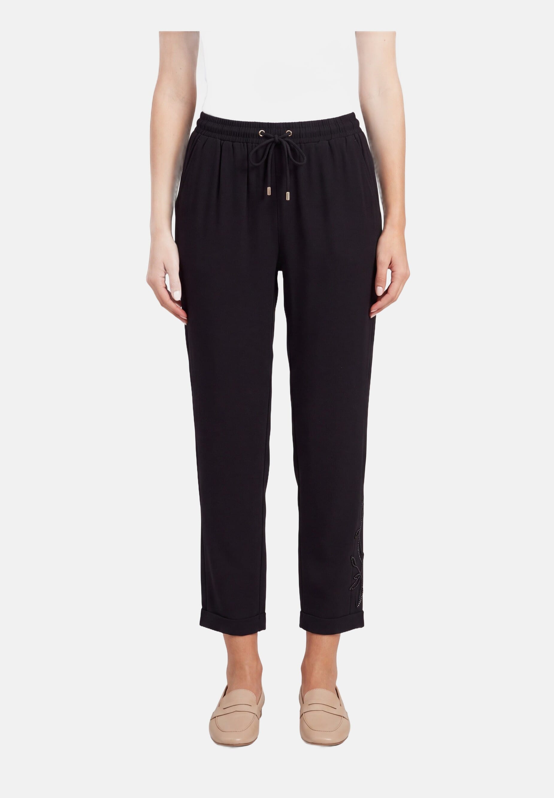 Pantalon à bordure pailletée Liu Jo