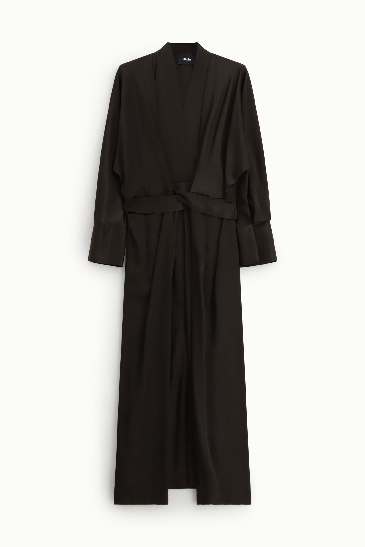 Robe longue avec ceinture nouée et manches amples Dixie