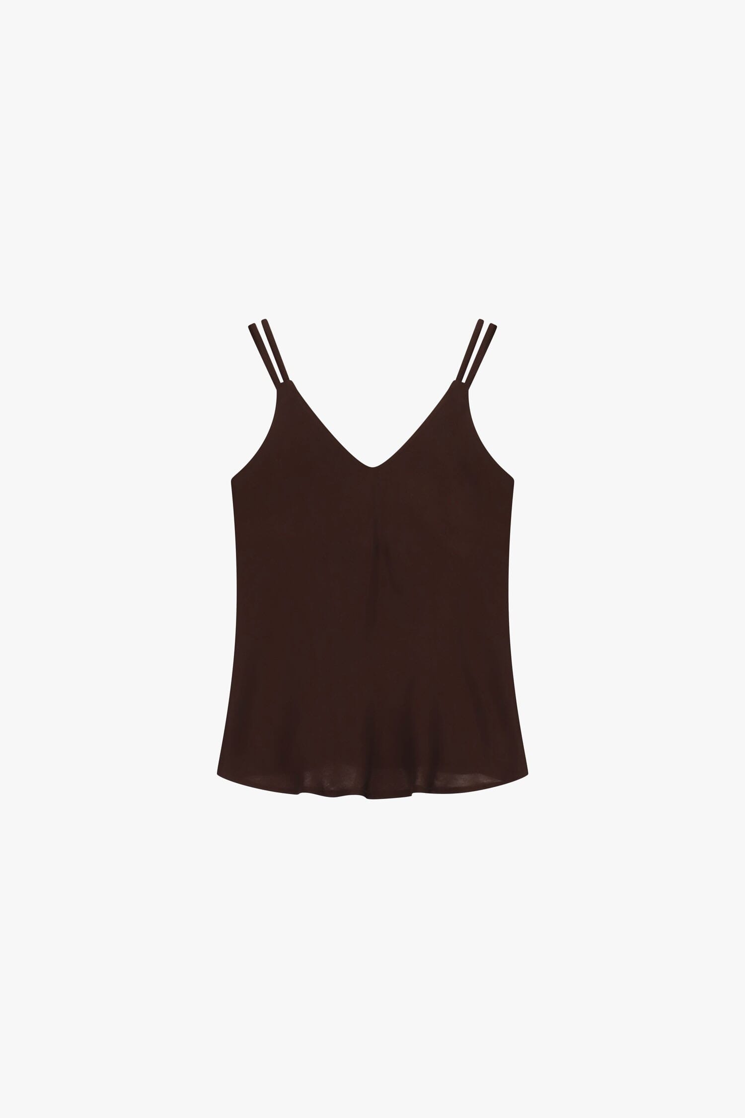 Dixie Lightweight Top with Double Straps and V-neck
