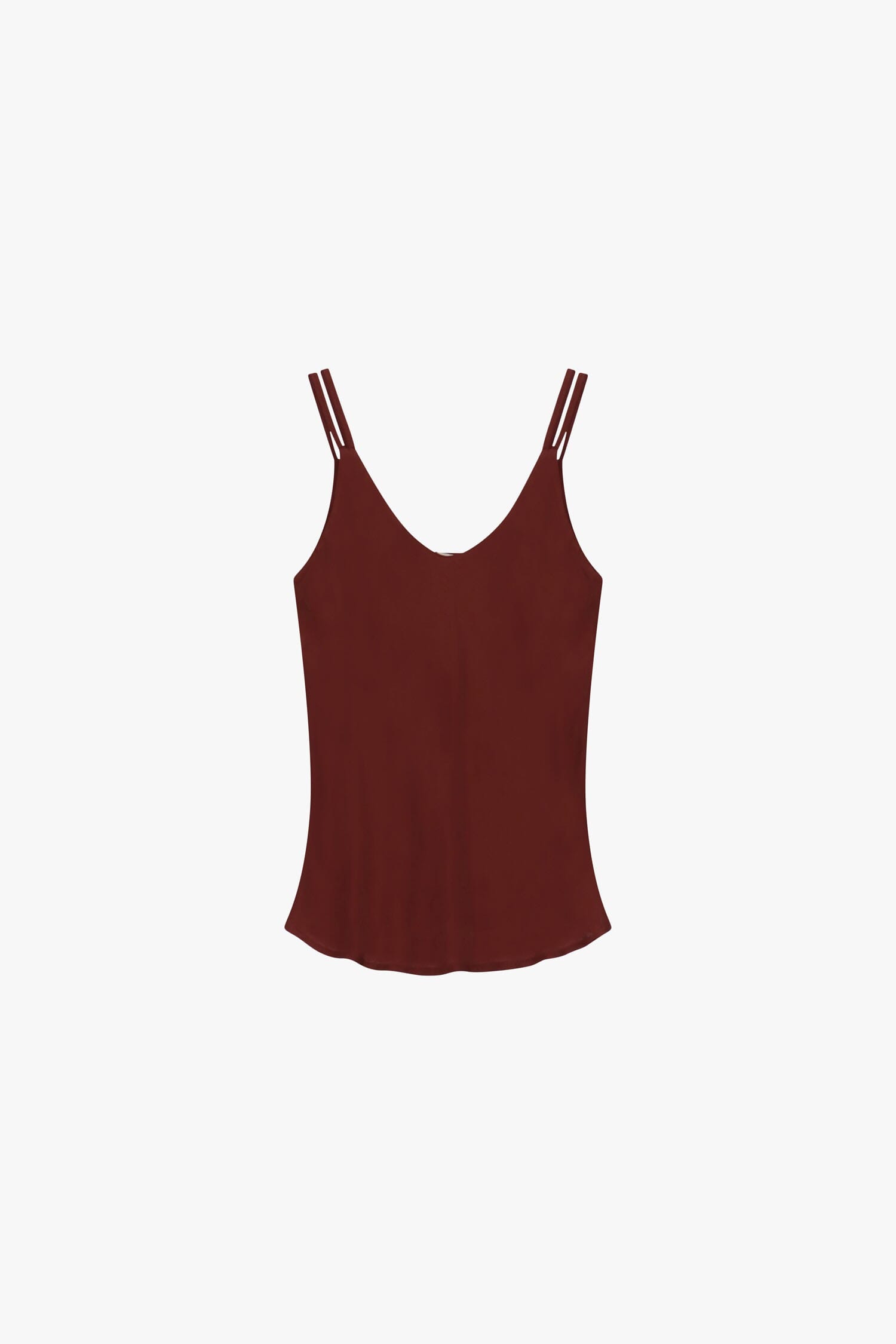 Dixie Lightweight Top with Double Straps and V-neck