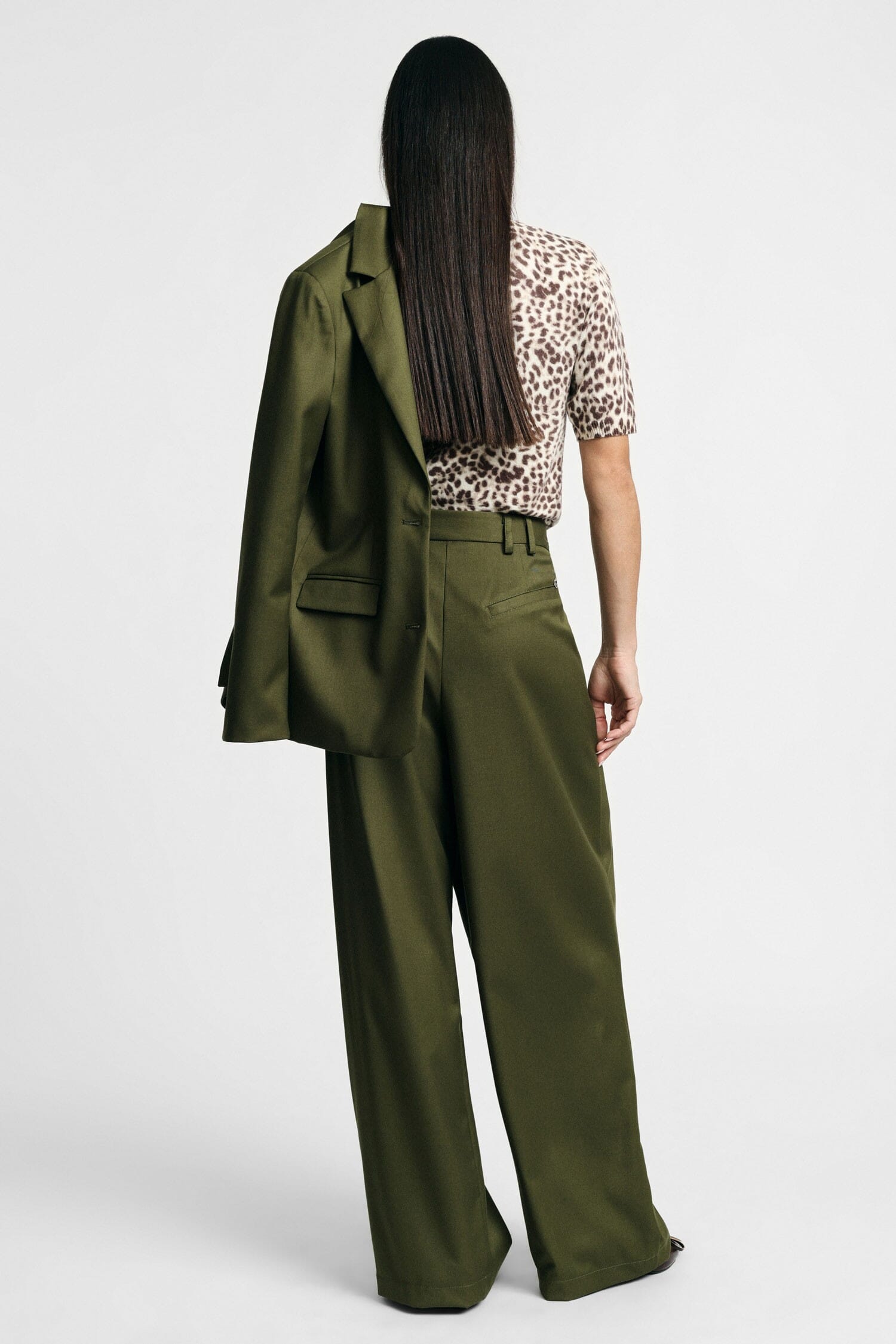Pantaloni Palazzo Vita Alta Con Pinces Please