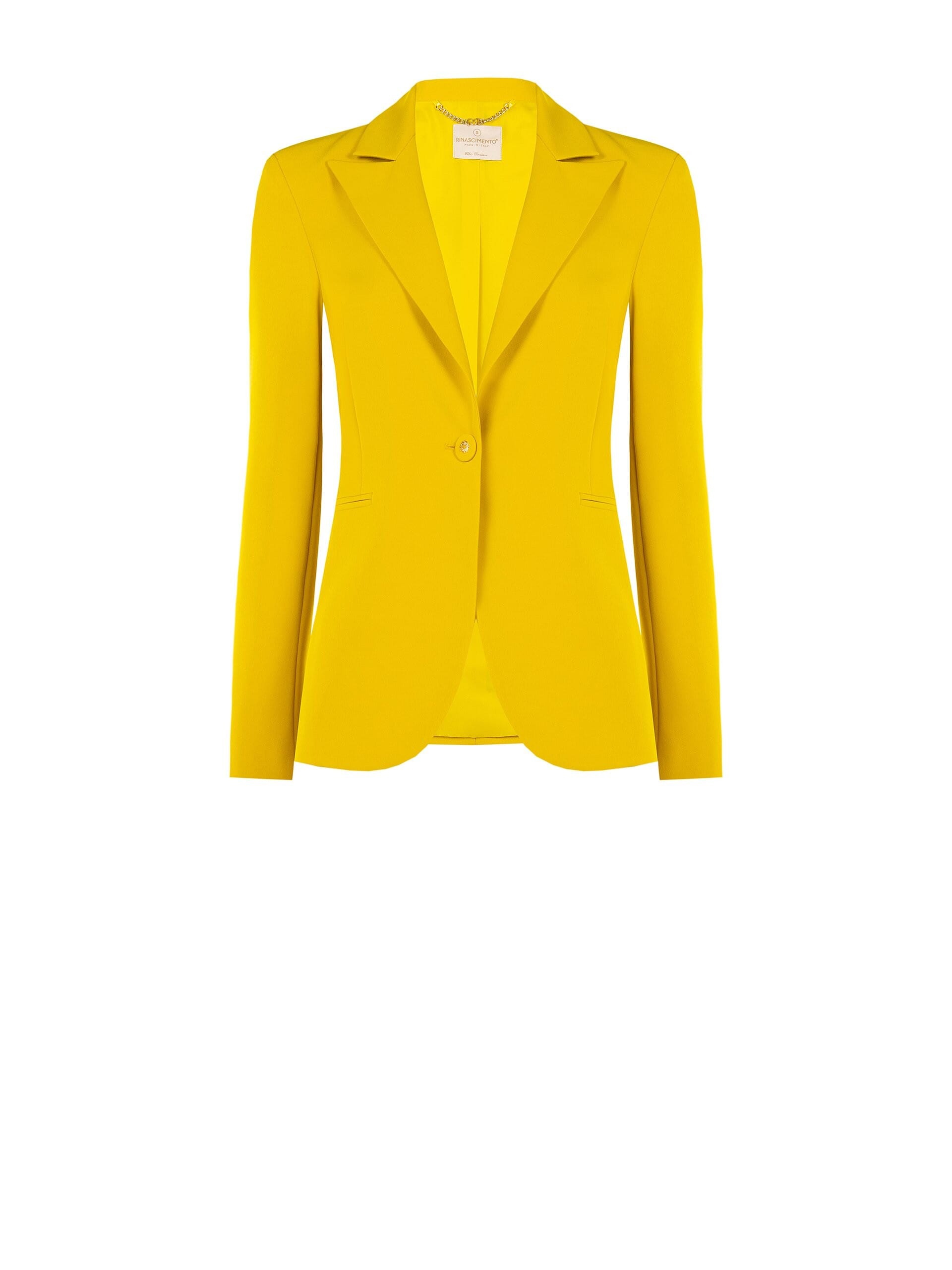 Rinascimento Fitted Blazer Jacket in Technical Fabric