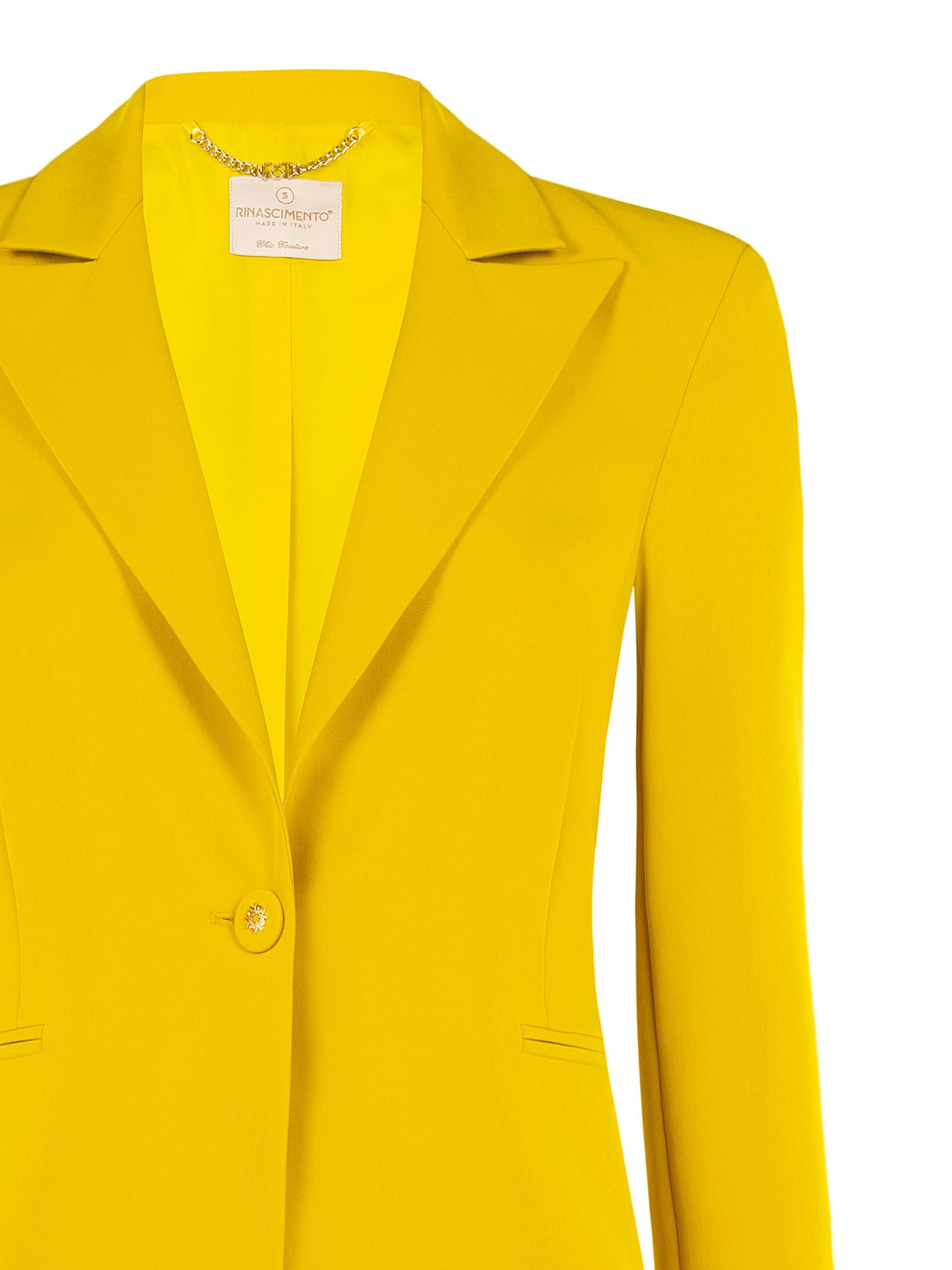 Rinascimento Fitted Blazer Jacket in Technical Fabric