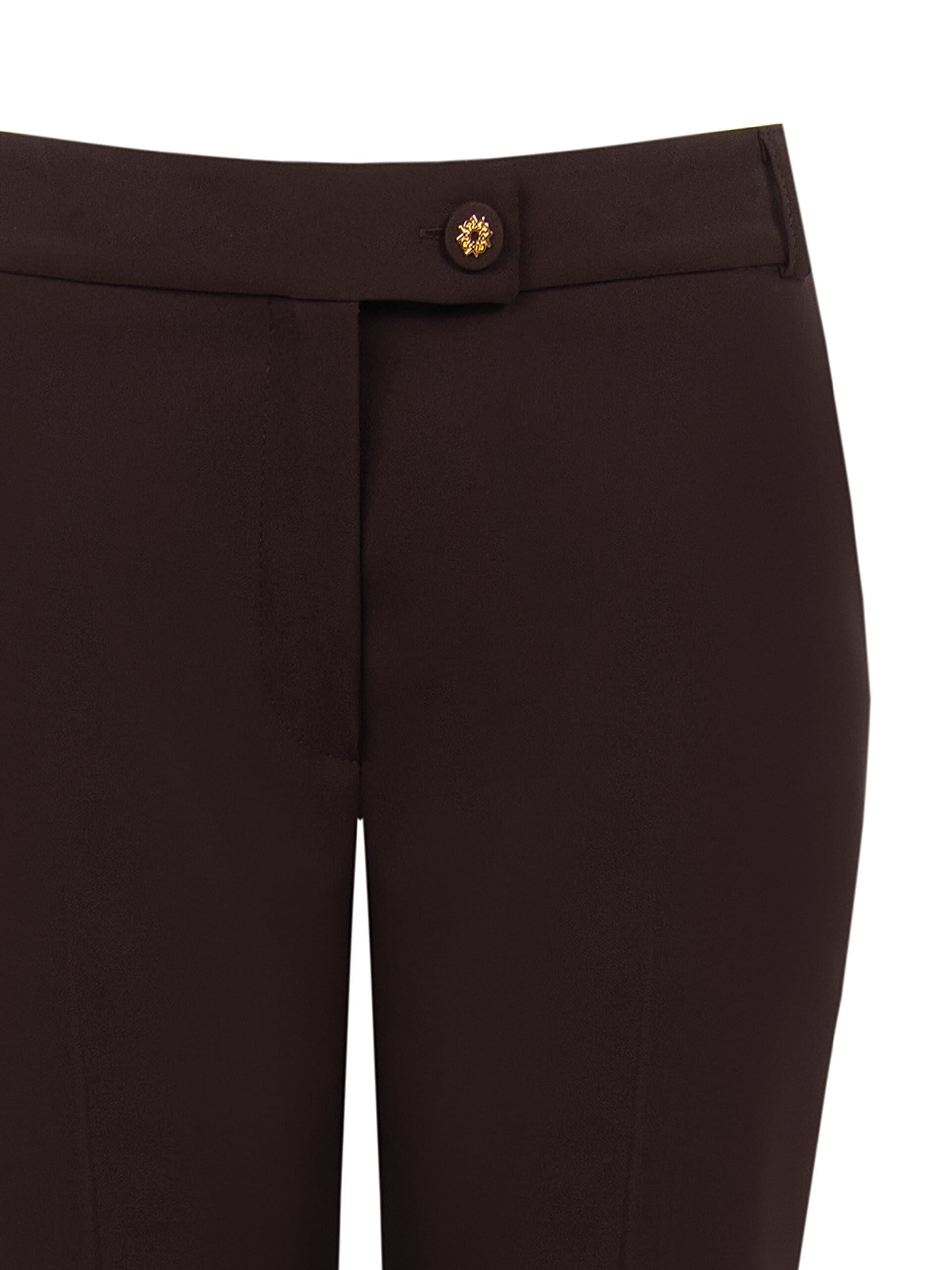 Pantaloni A Sigaretta In Tessuto Tecnico Con Bottone Logo Rinascimento