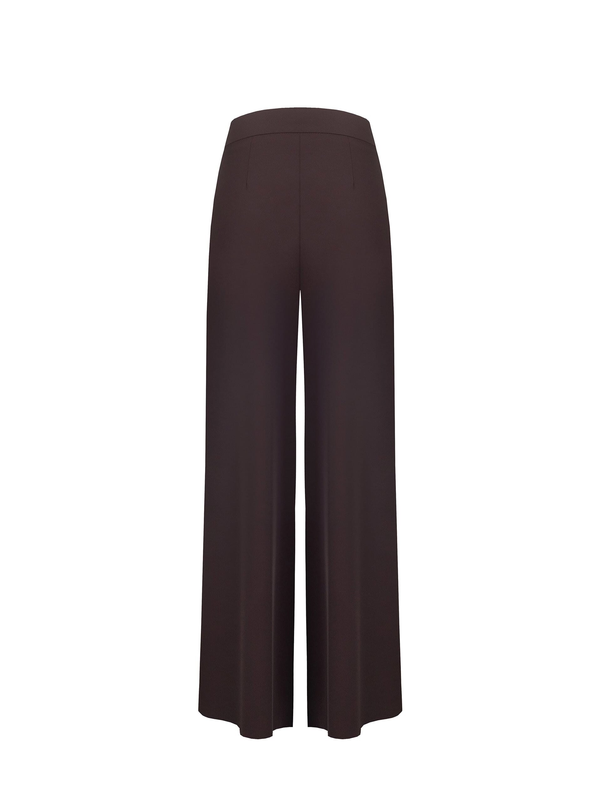 Pantaloni Palazzo In Tessuto Cadi Con Doppia Pinces Rinascimento