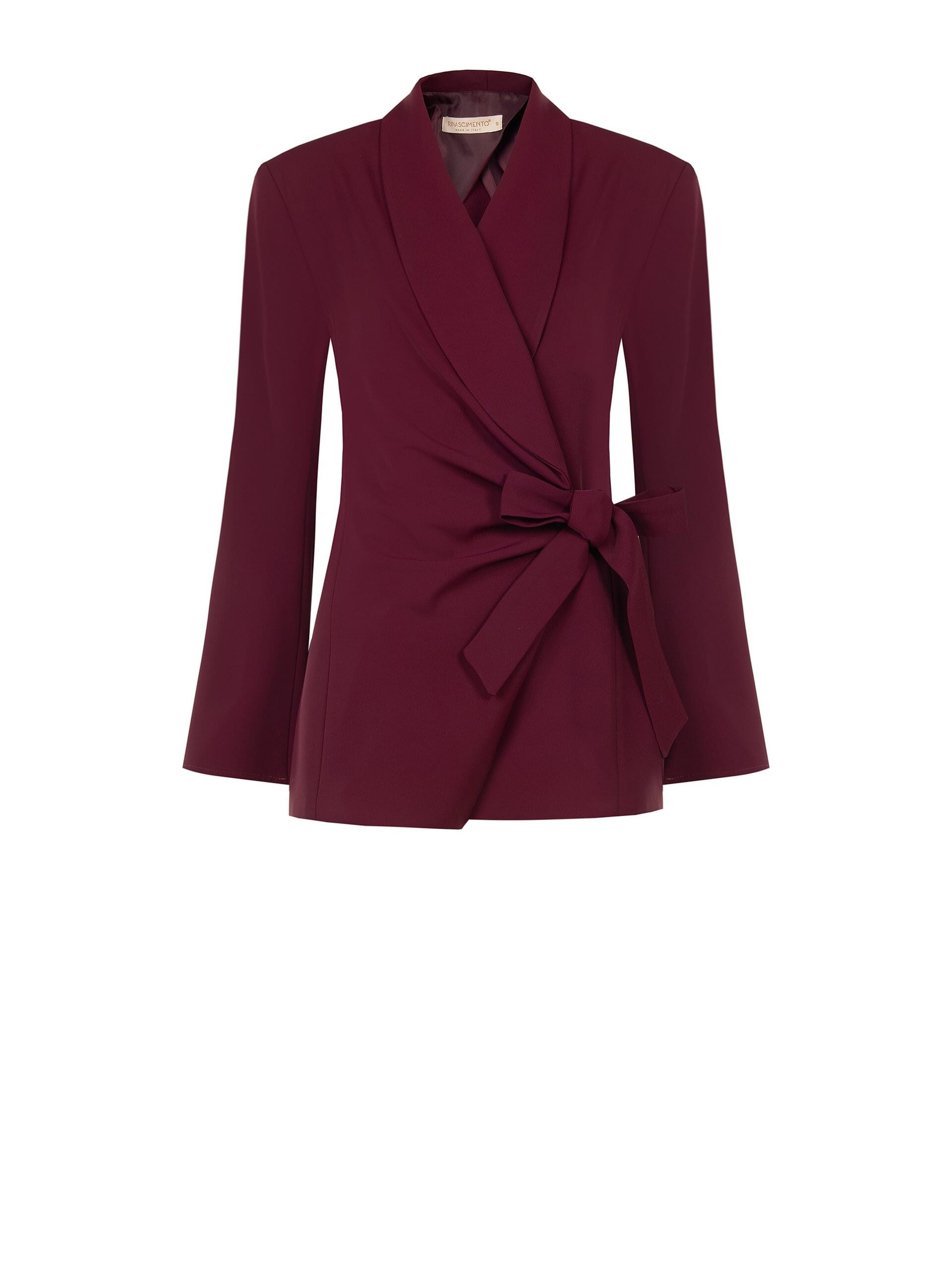 Cadi Rinascimento Fabric Wrap-Around Blazer Jacket