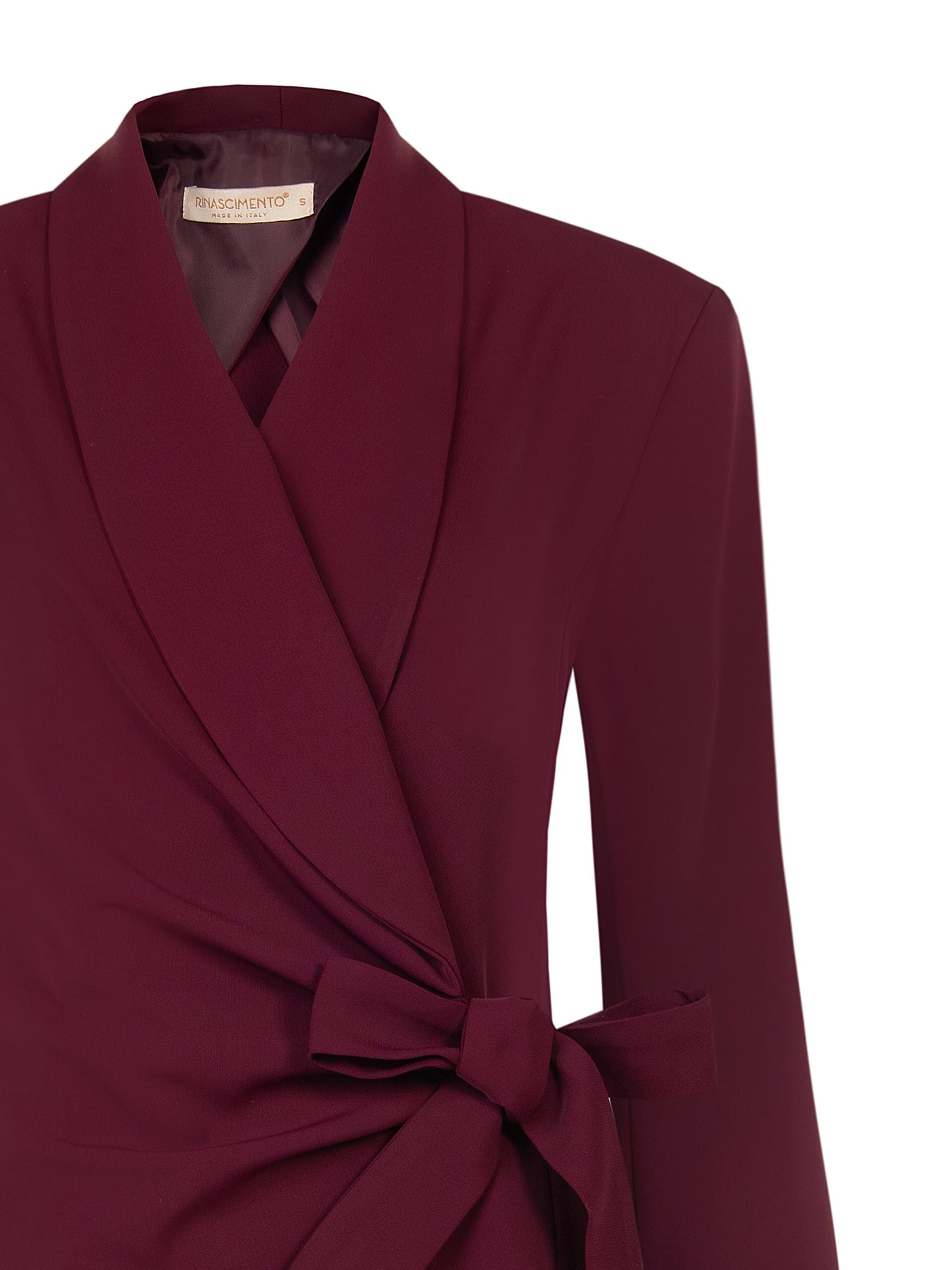 Cadi Rinascimento Fabric Wrap-Around Blazer Jacket
