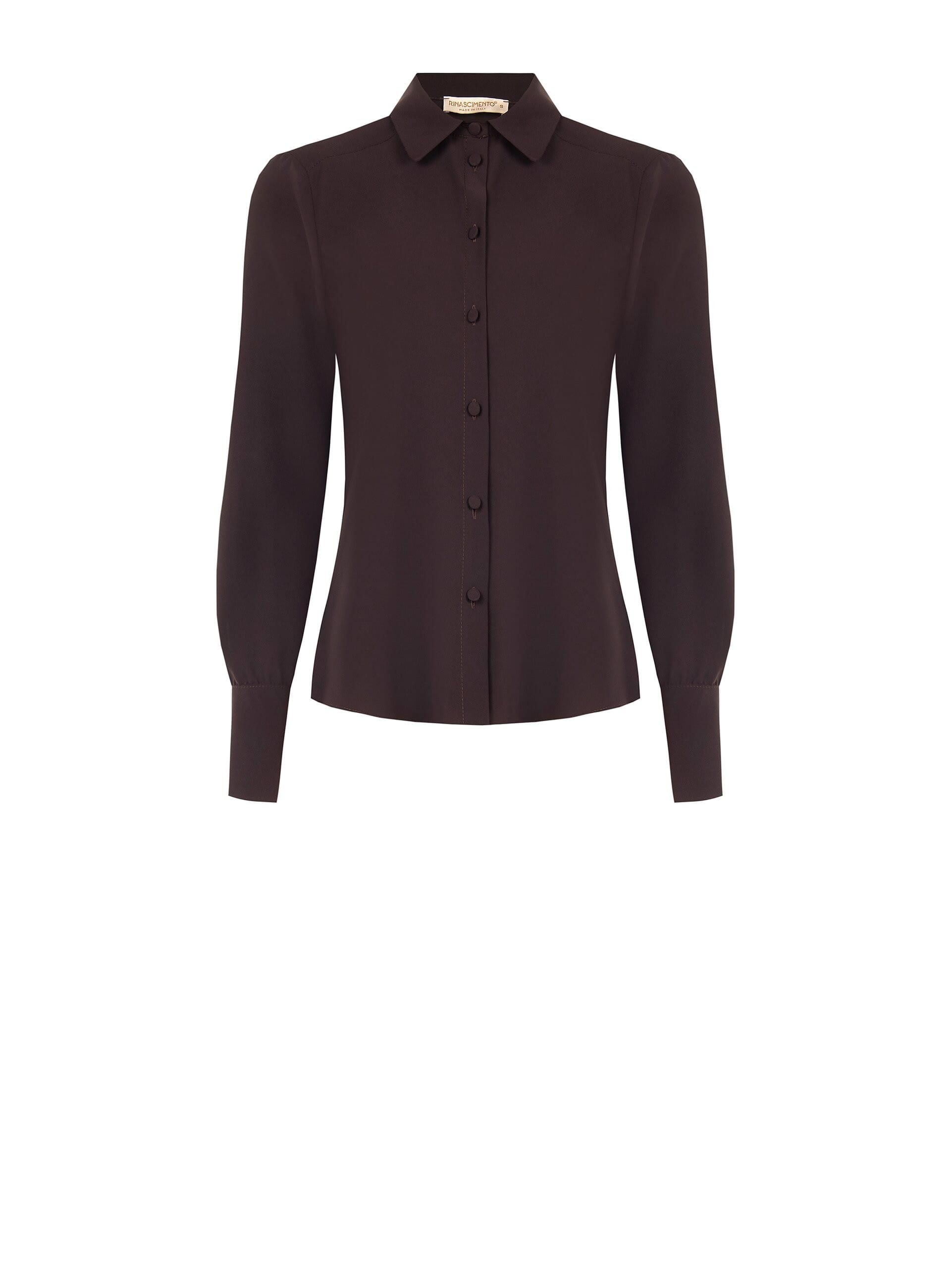 Camicia Sfiancata In Raso Opaco Rinascimento
