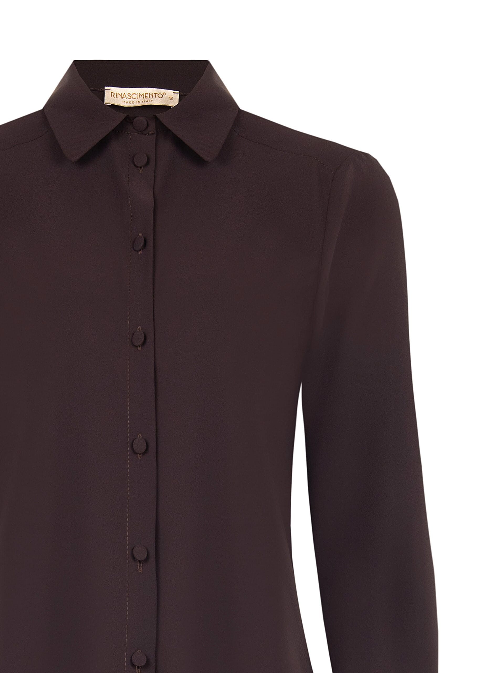 Camicia Sfiancata In Raso Opaco Rinascimento
