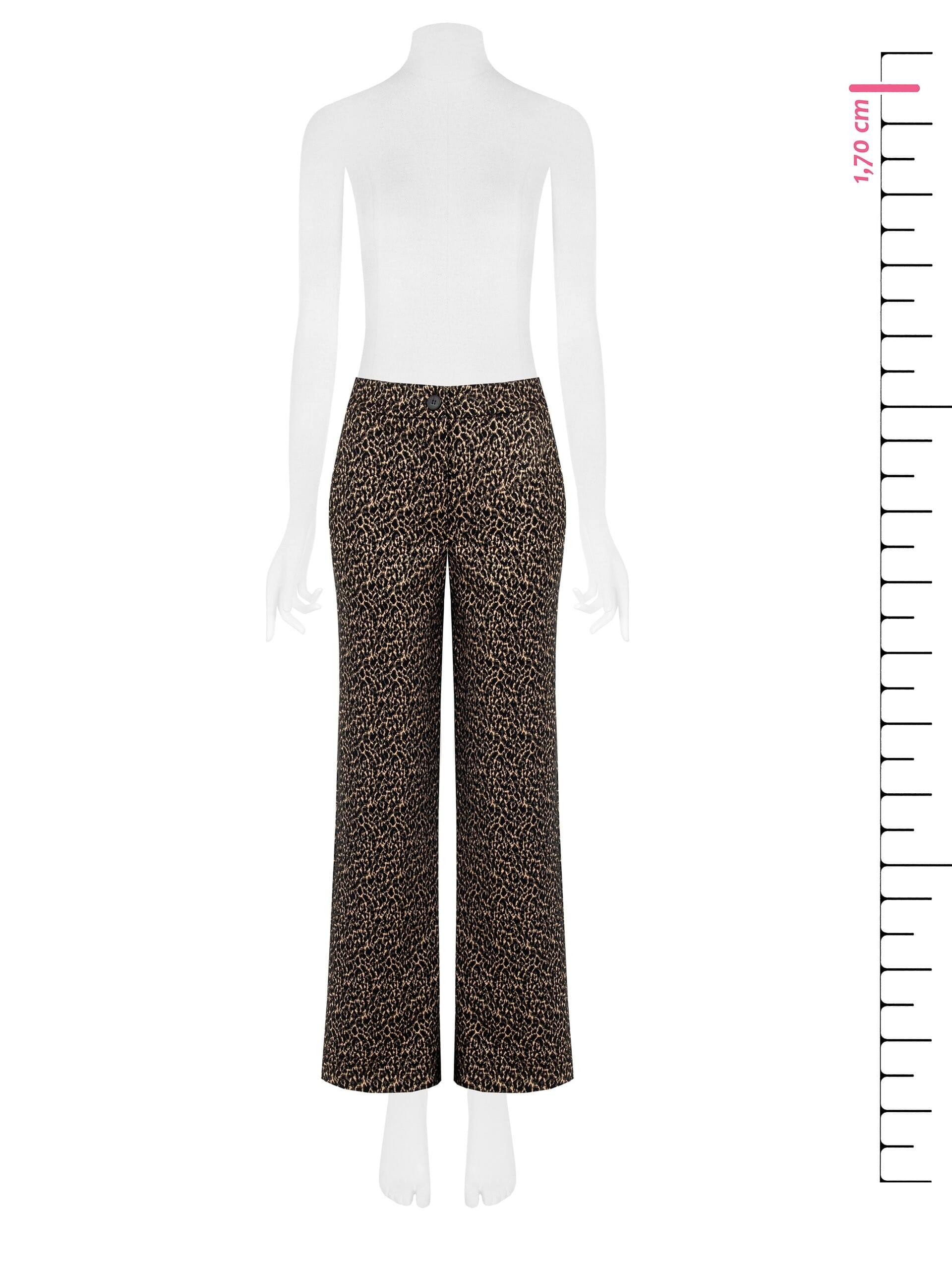 Pantaloni Dritti Maculati Con Tasche Rinascimento