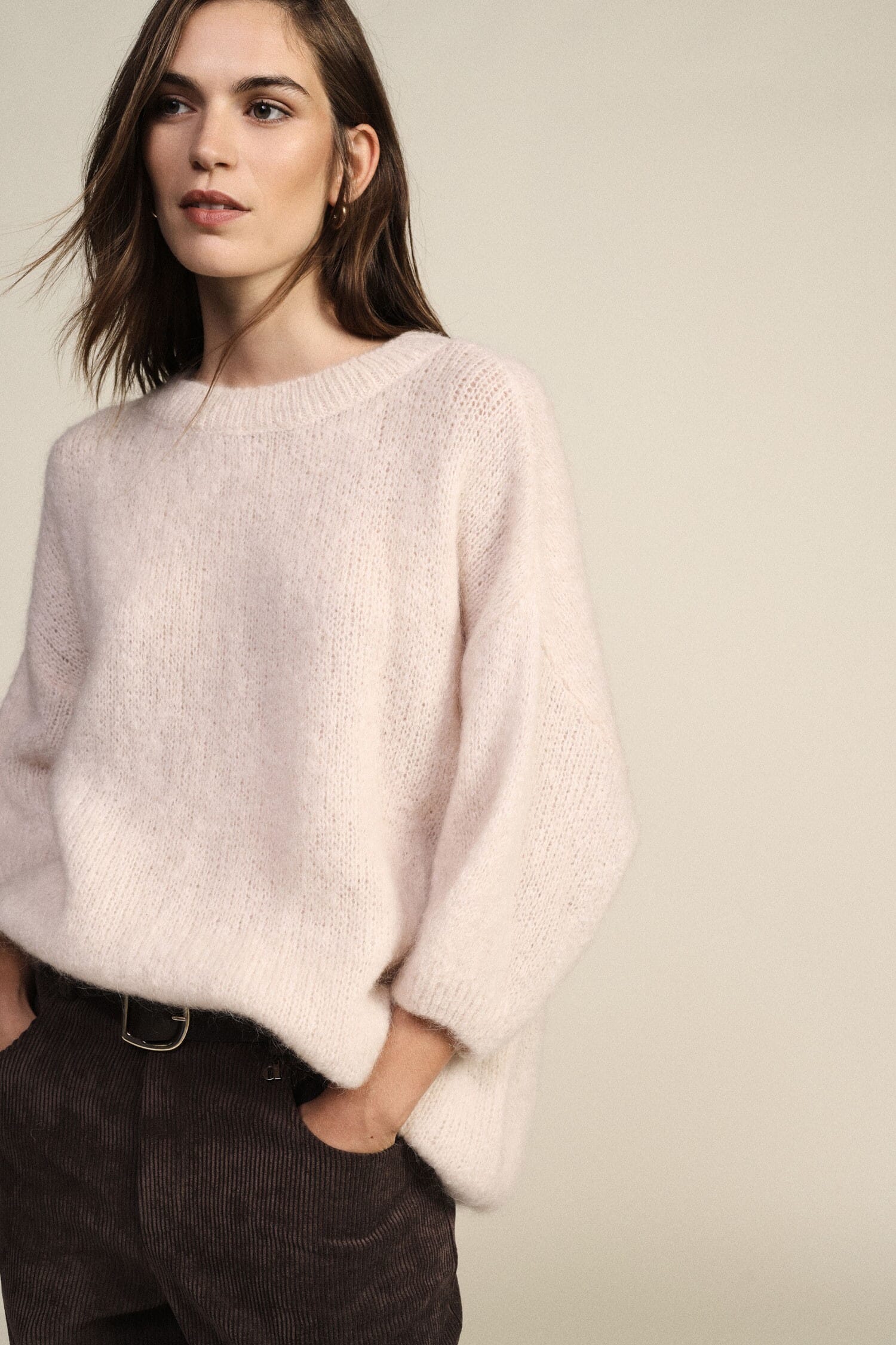 Maglione Over Fit Con Maniche Ampie Dixie