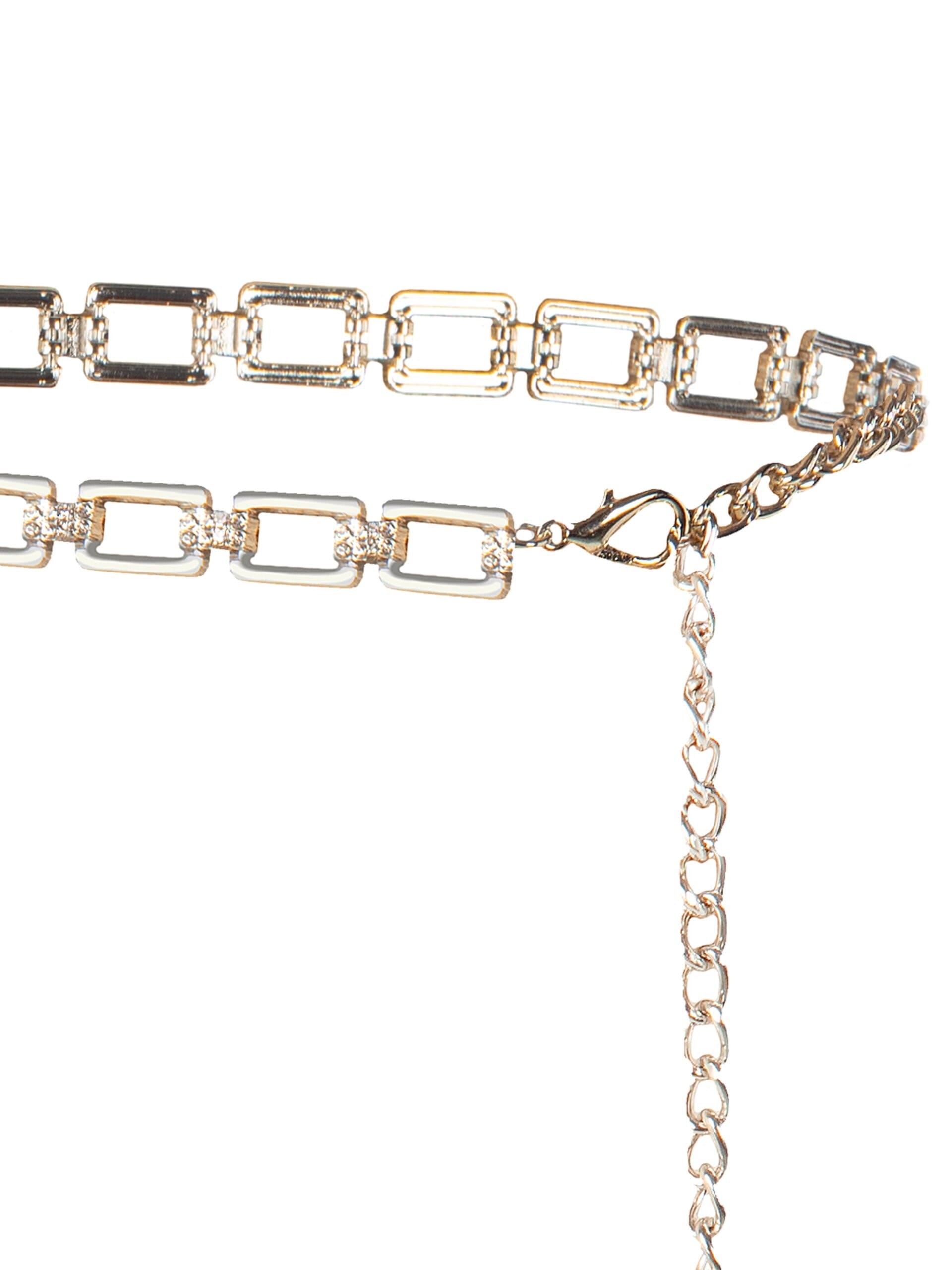 Ceinture à chaîne à maillons rectangulaires « Rinascimento »