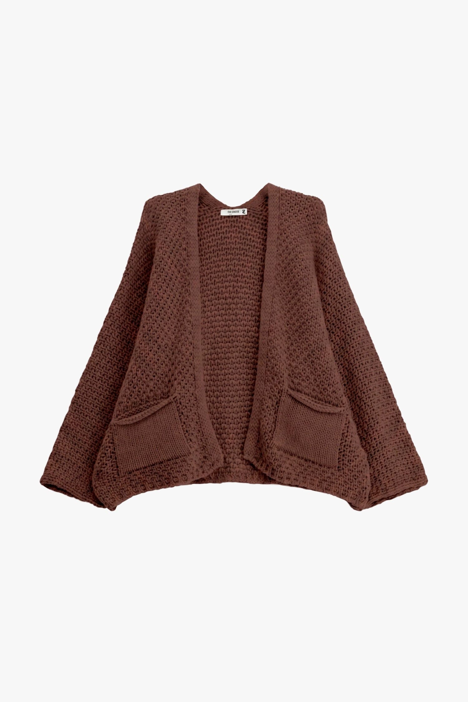 Cardigan Oversize Con Tasche Frontali Please