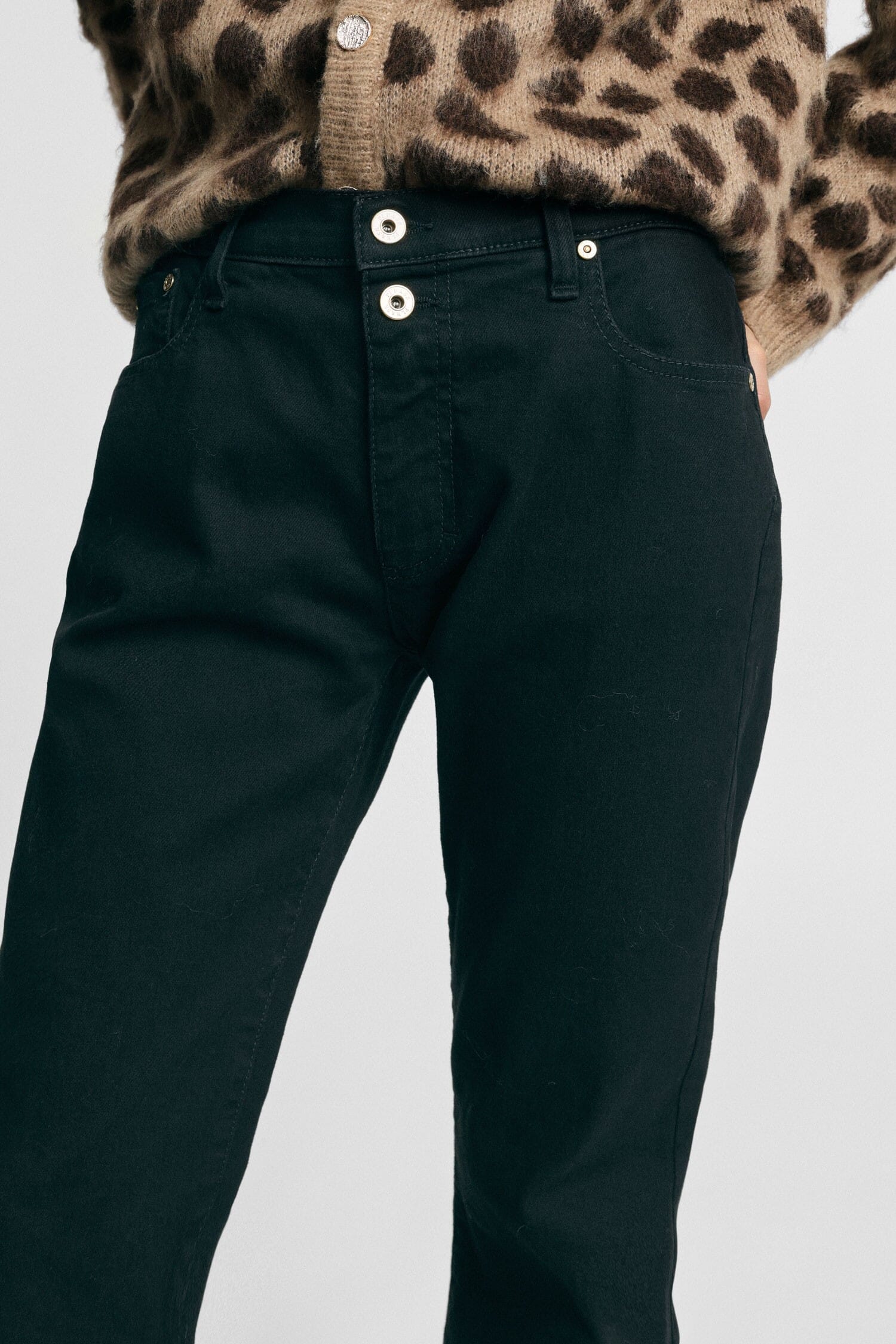 Please Five-Pocket Straight-Leg Regular-Fit Trousers