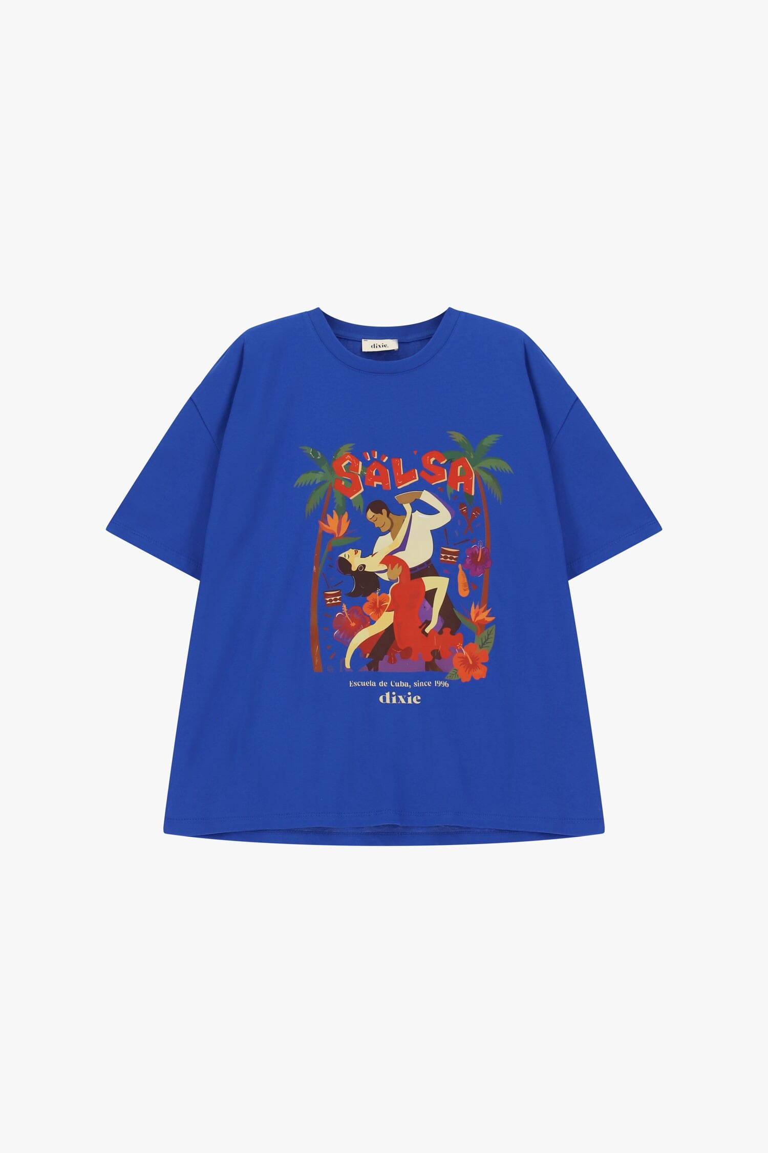 T-Shirt Manica Corta Stampa Salsa Fit Ampio Dixie