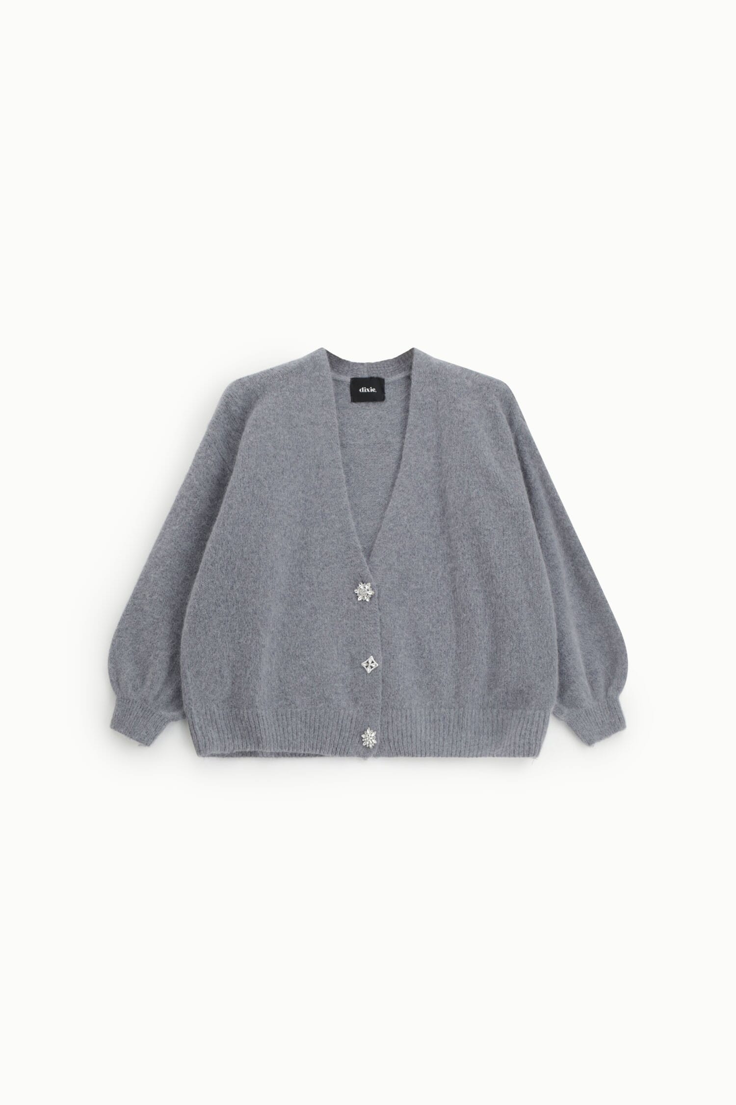 Cardigan Con Bottoni Gioiello E Maniche Ampie Dixie