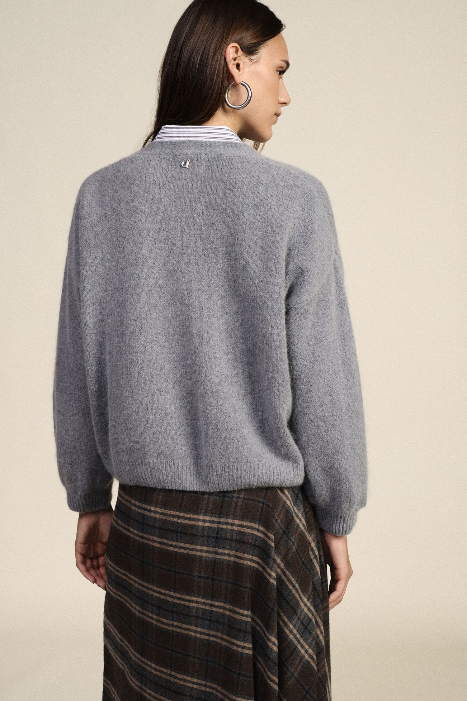 Cardigan Con Bottoni Gioiello E Maniche Ampie Dixie