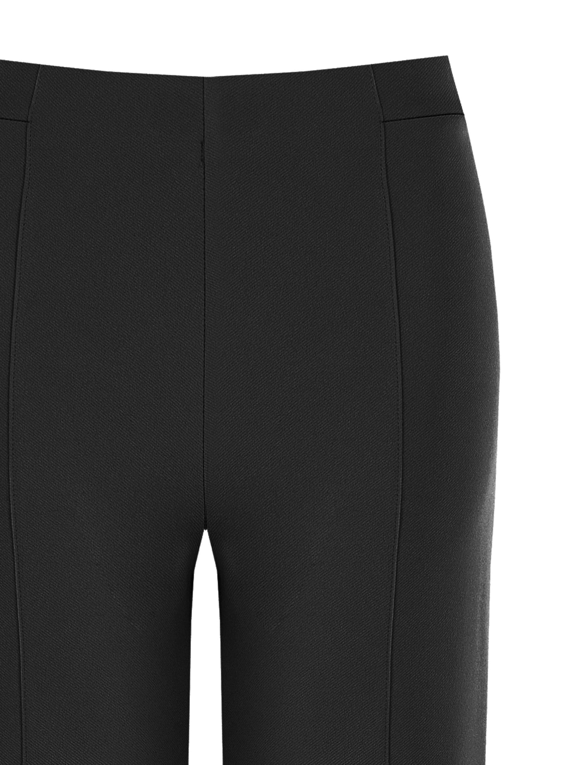Pantalon palazzo en crêpe scuba à taille élastiquée « Rinascimento »