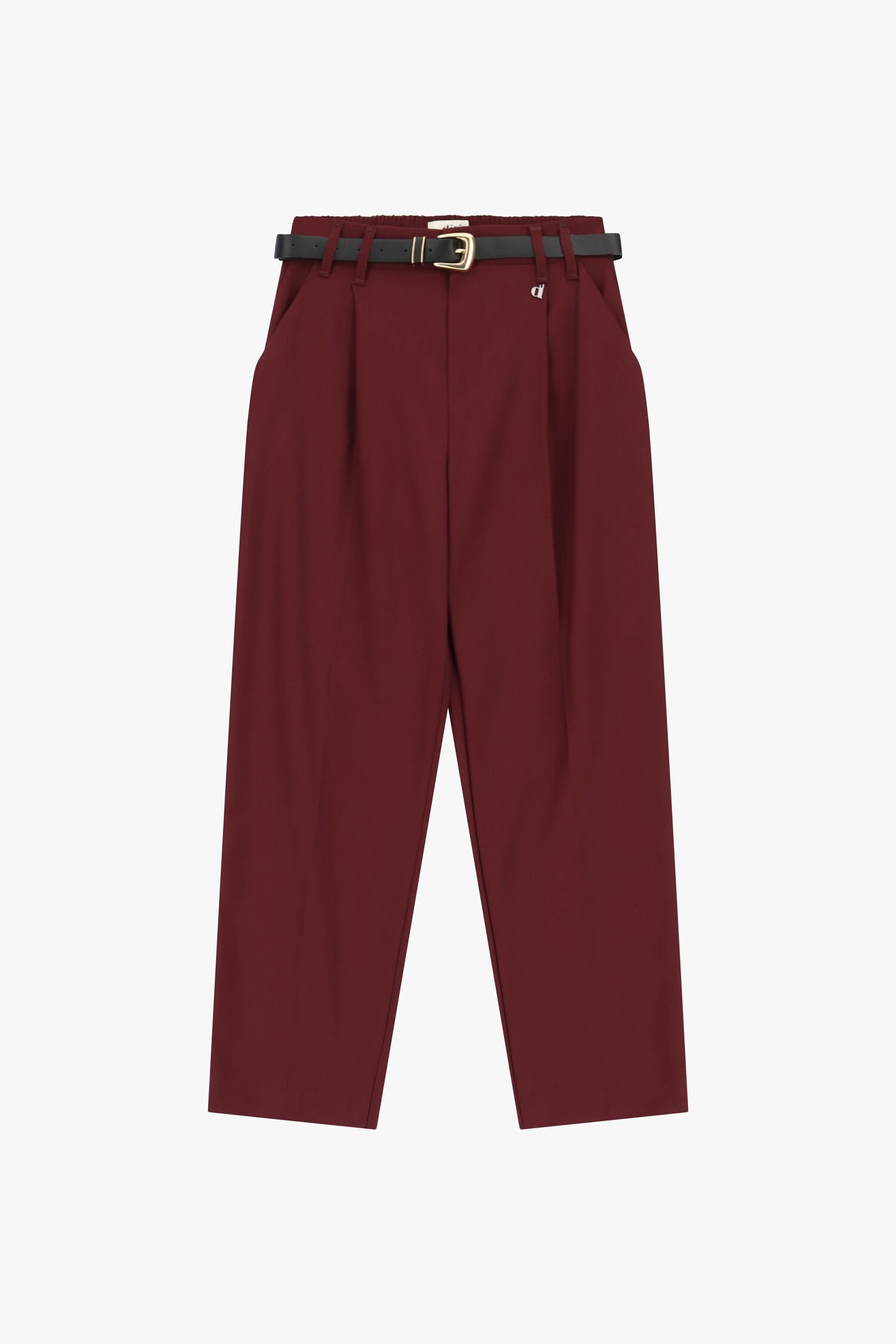 Pantalon sur mesure à taille haute avec ceinture Dixie