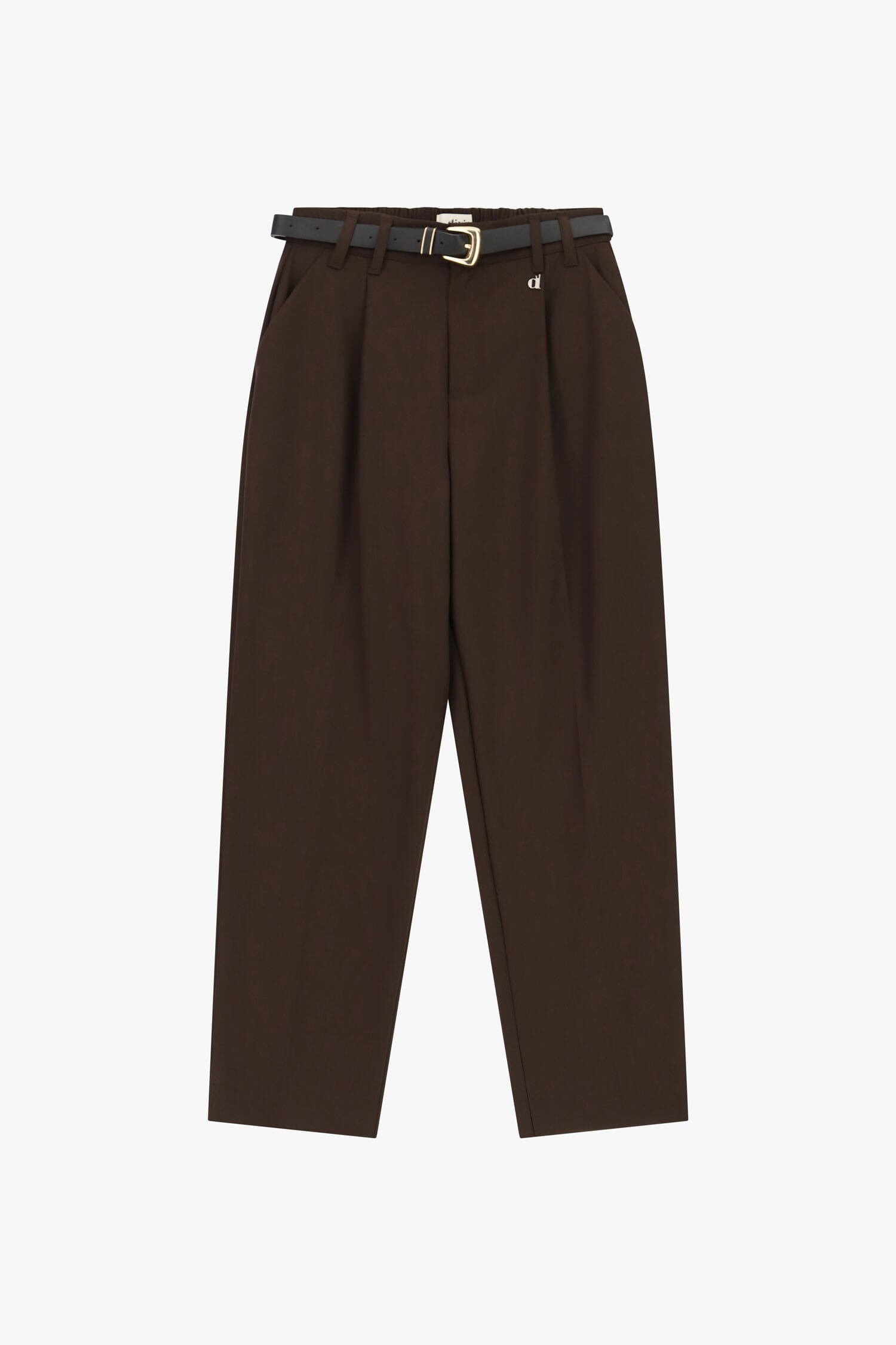 Pantalon sur mesure à taille haute avec ceinture Dixie