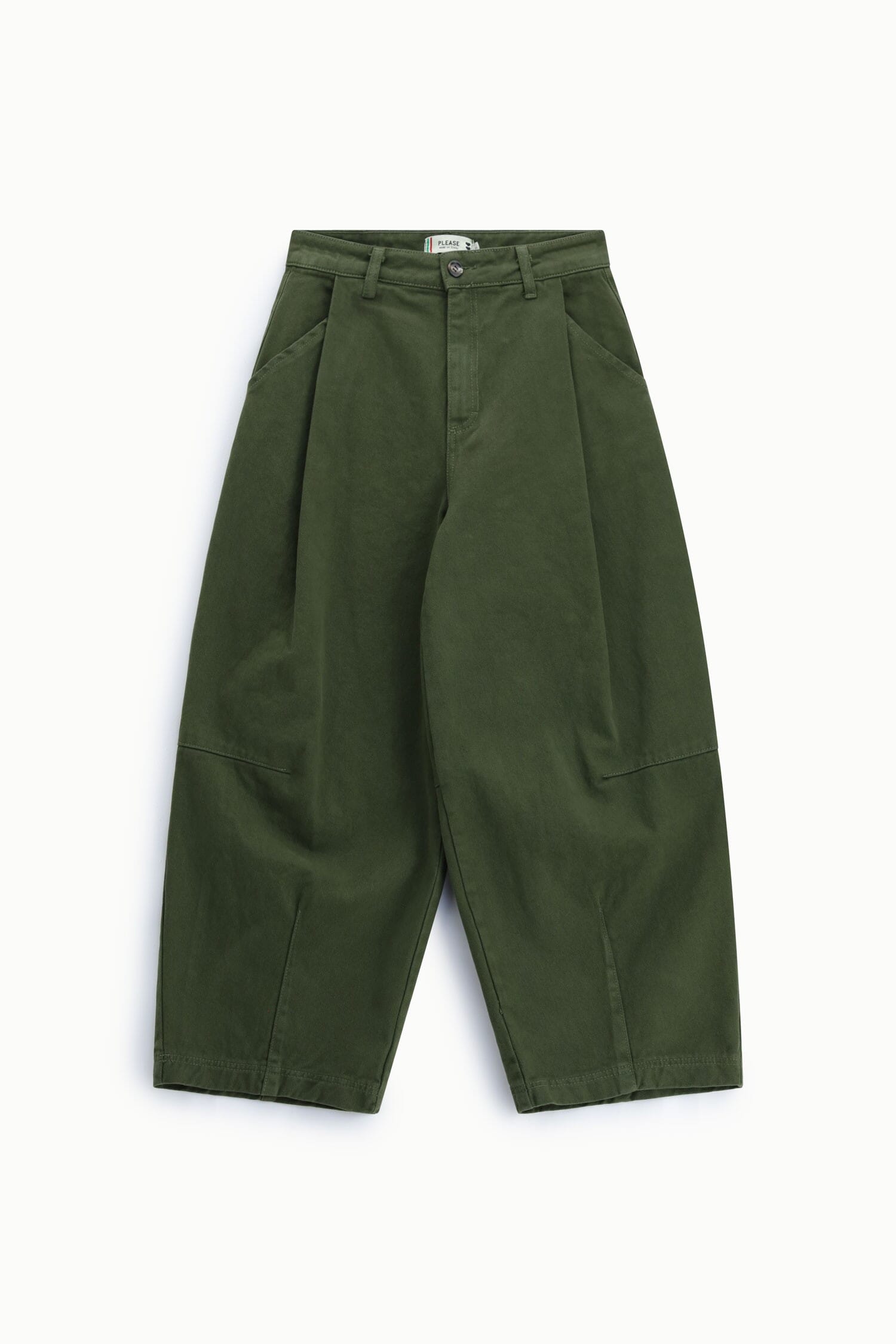 Pantalon palazzo taille haute à pinces, s'il vous plaît