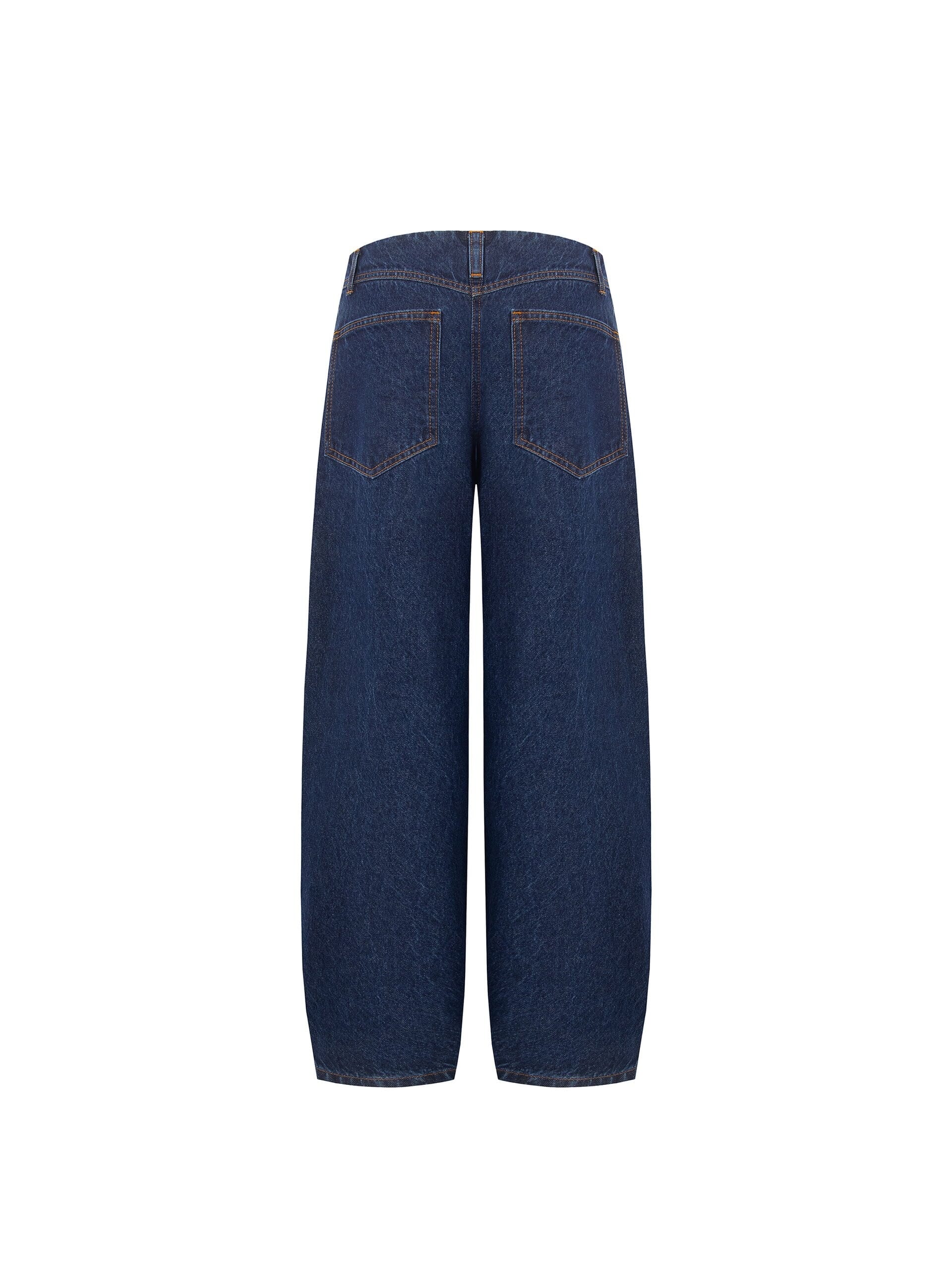 Rinascimento Balloon Jeans with Front Stitching