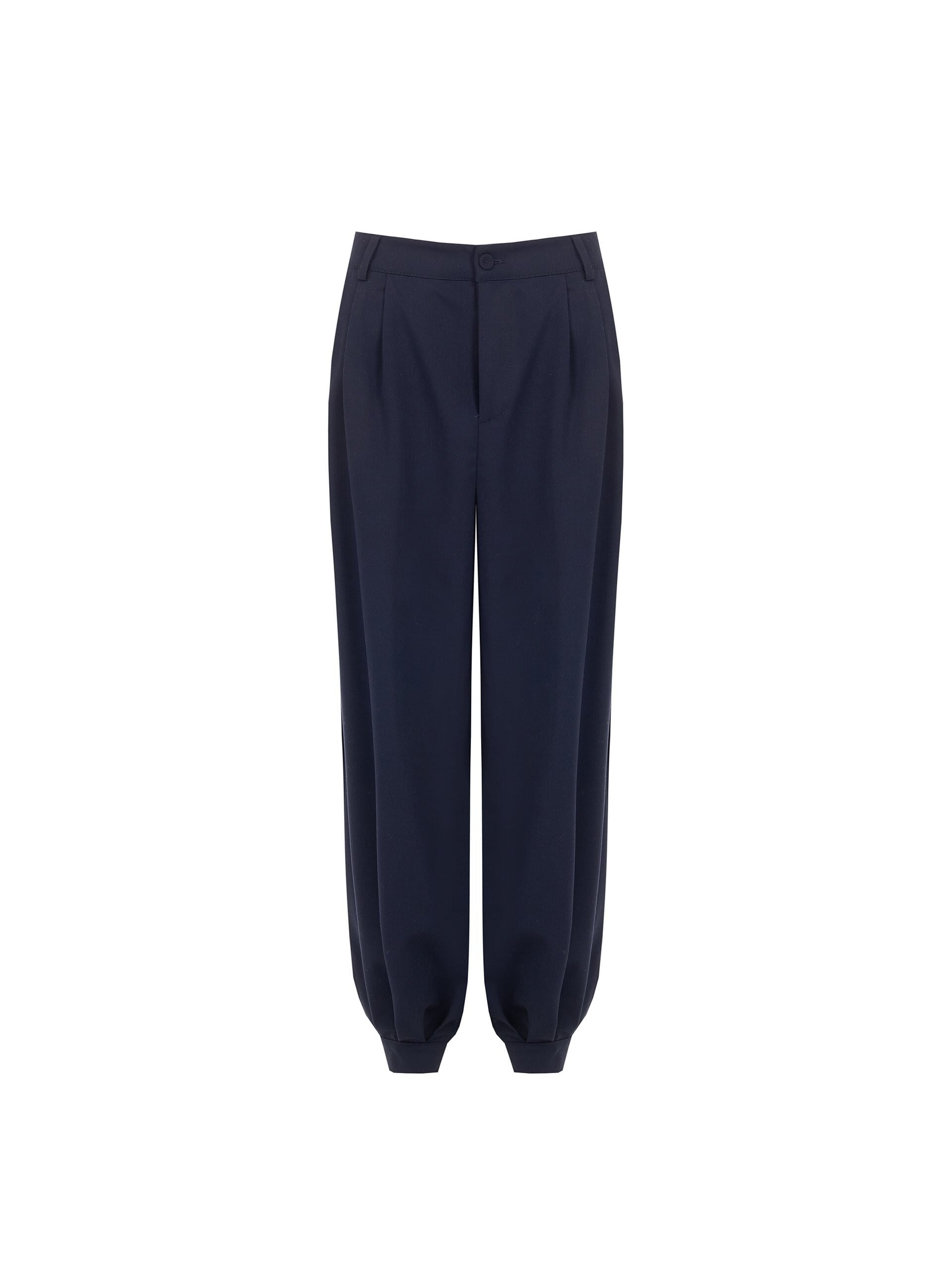 Pantalon ballon en mélange de viscose avec doubles pinces « Rinascimento »