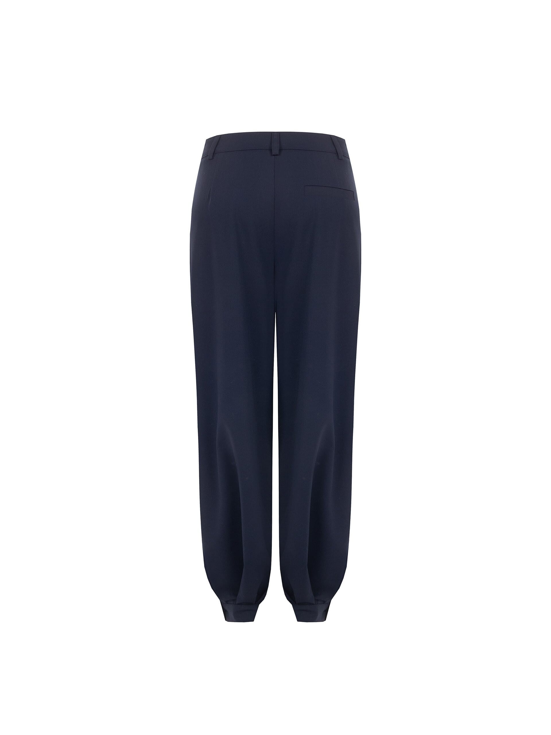 Pantalon ballon en mélange de viscose avec doubles pinces « Rinascimento »