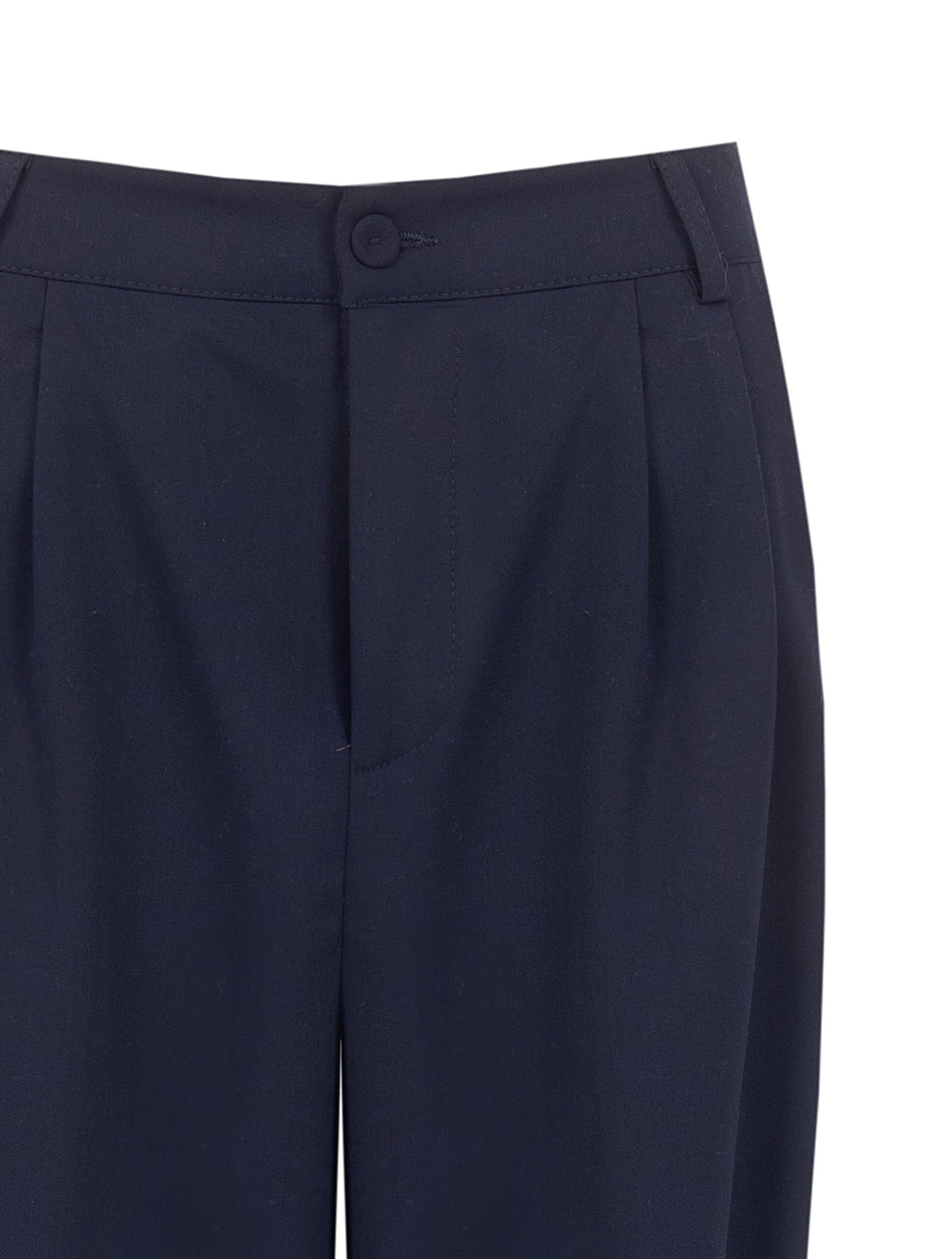 Pantalon ballon en mélange de viscose avec doubles pinces « Rinascimento »