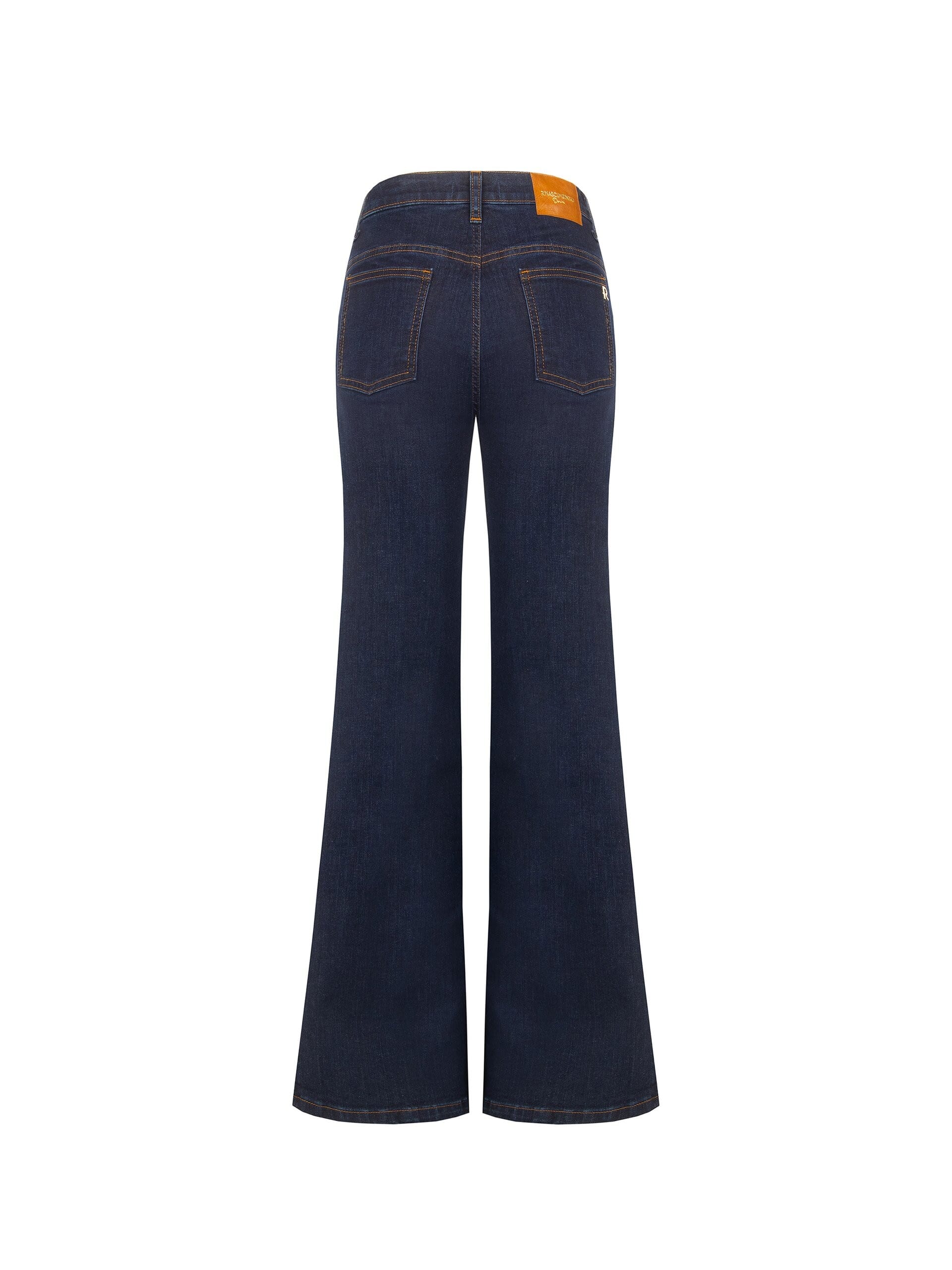 Wide-Leg Stretch Jeans, Zero Rinascimento Wash