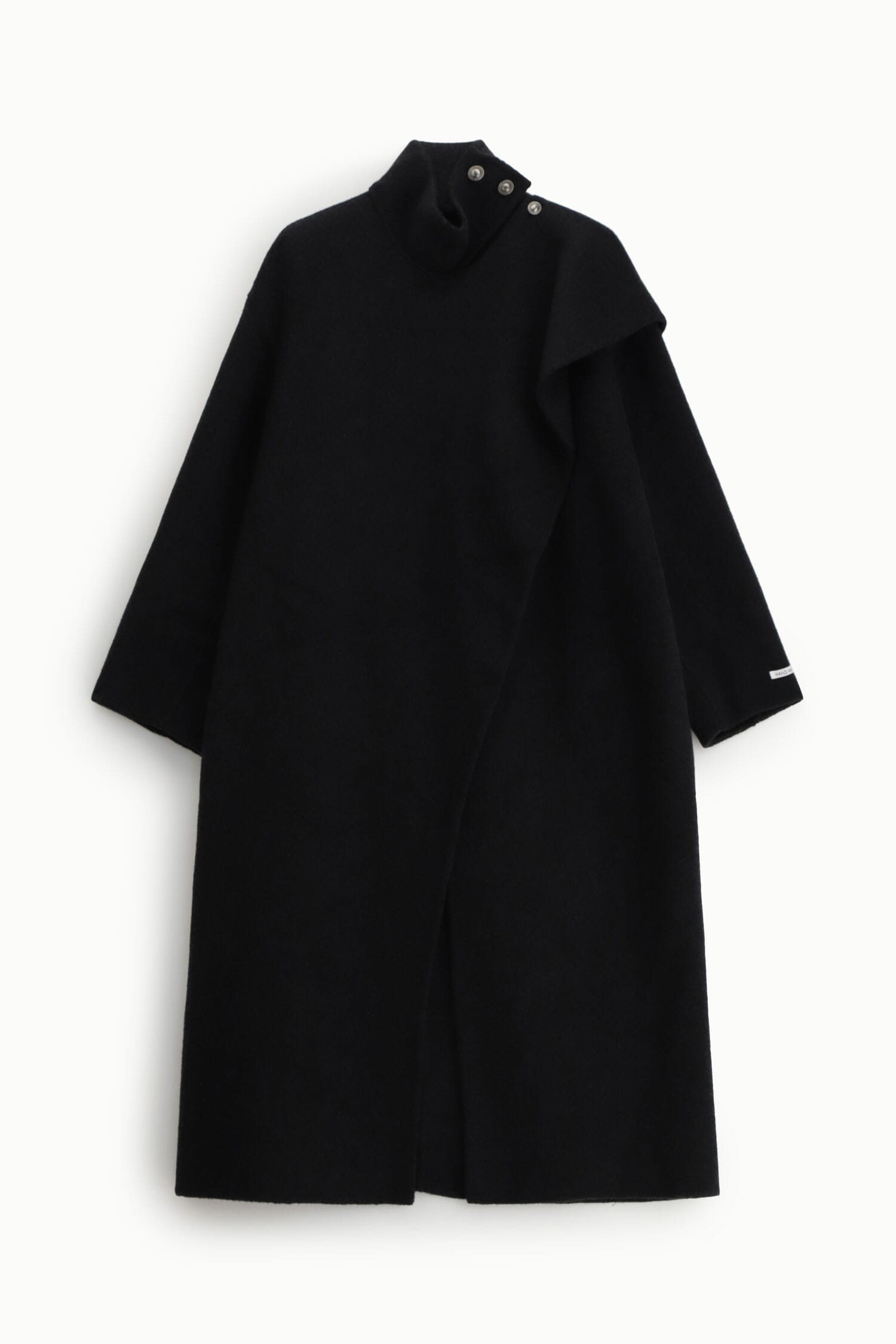 Manteau long à col montant et boutonnage « Dixie »