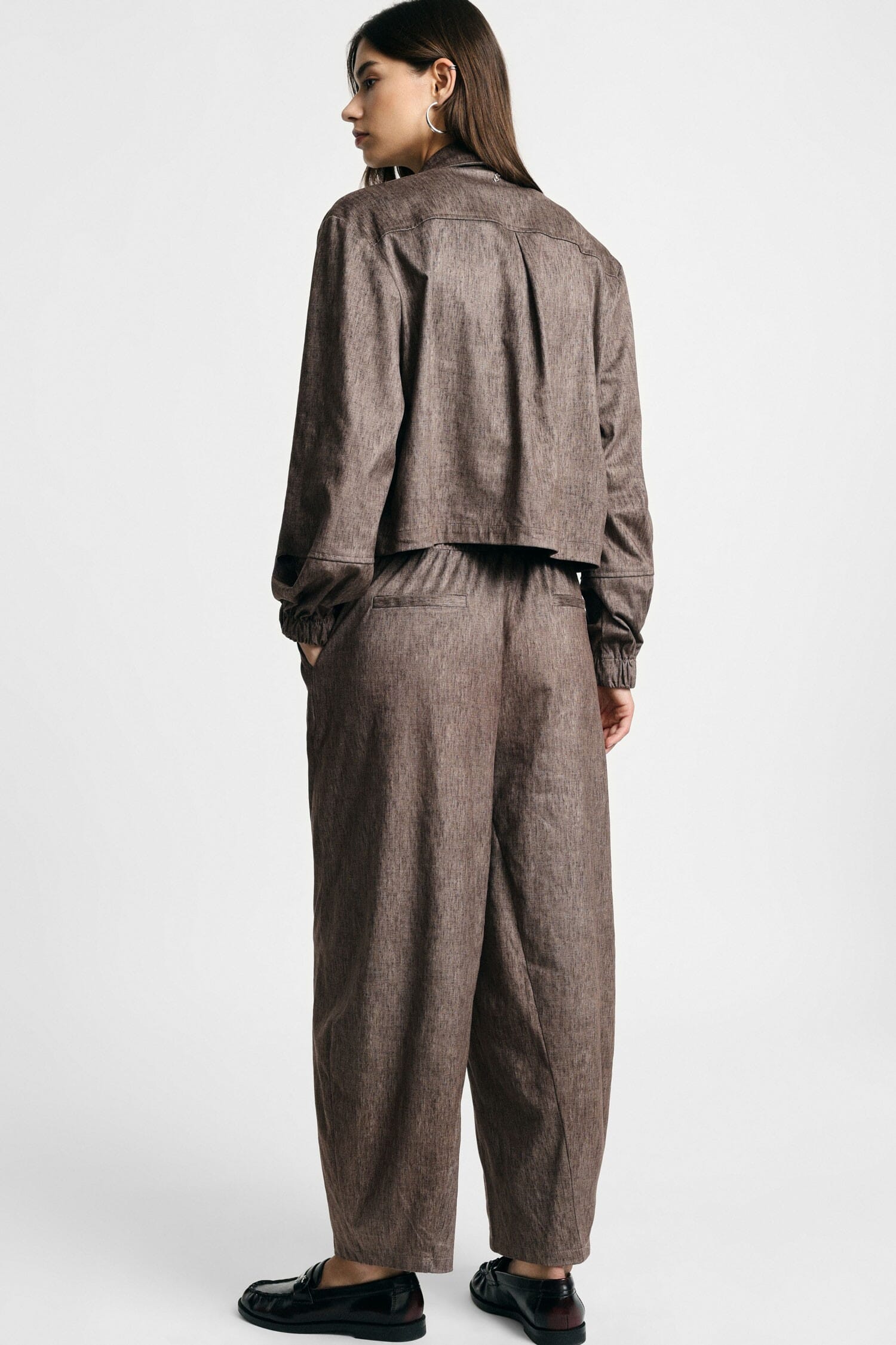 Pantaloni Palazzo Vita Alta Con Pinces Please