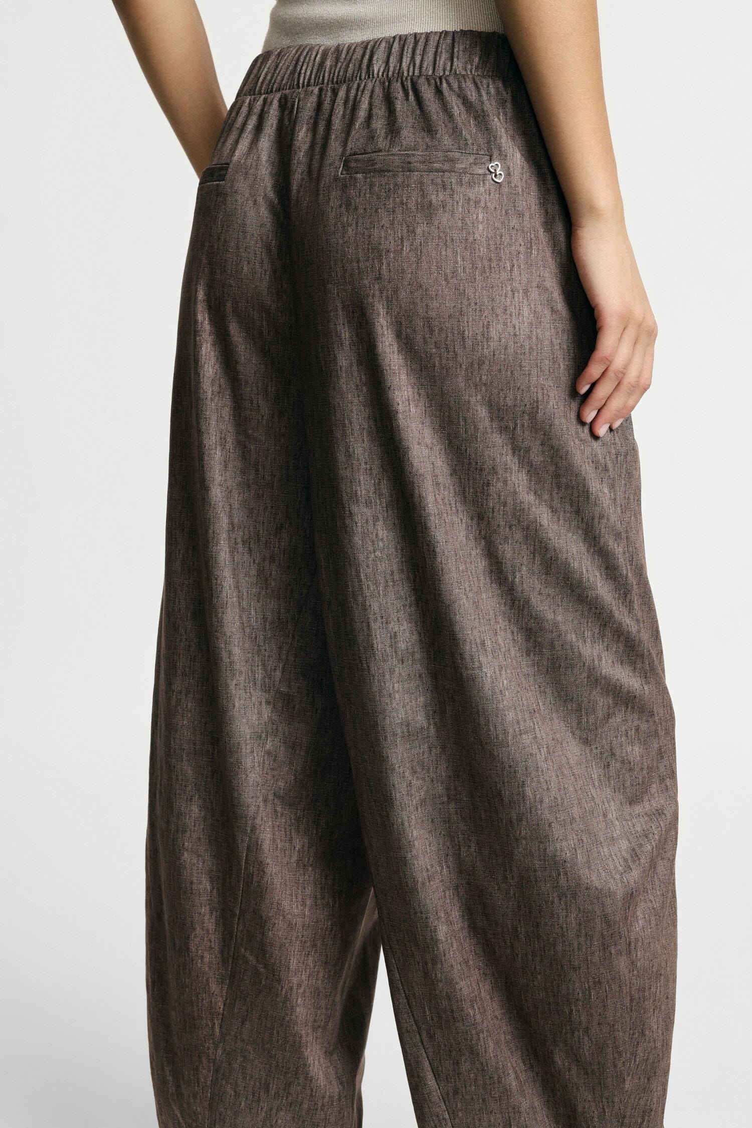 Pantaloni Palazzo Vita Alta Con Pinces Please