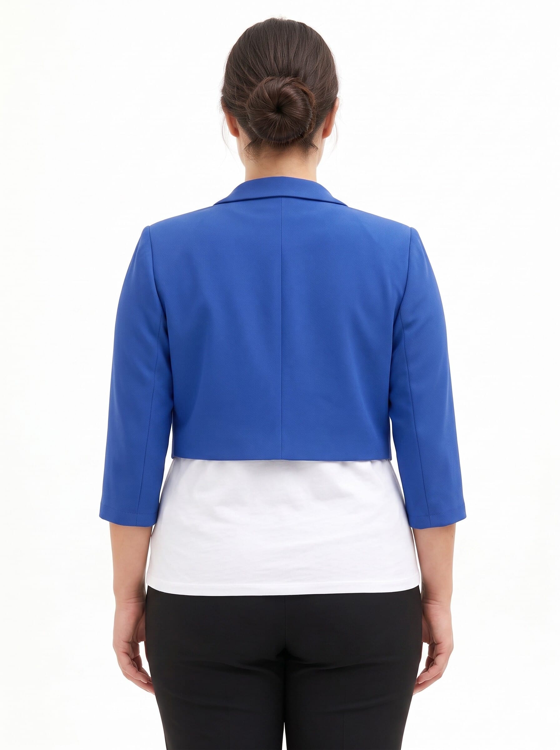 Giacca Spencer Curvy In Scuba Crepe Rinascimento Curvy