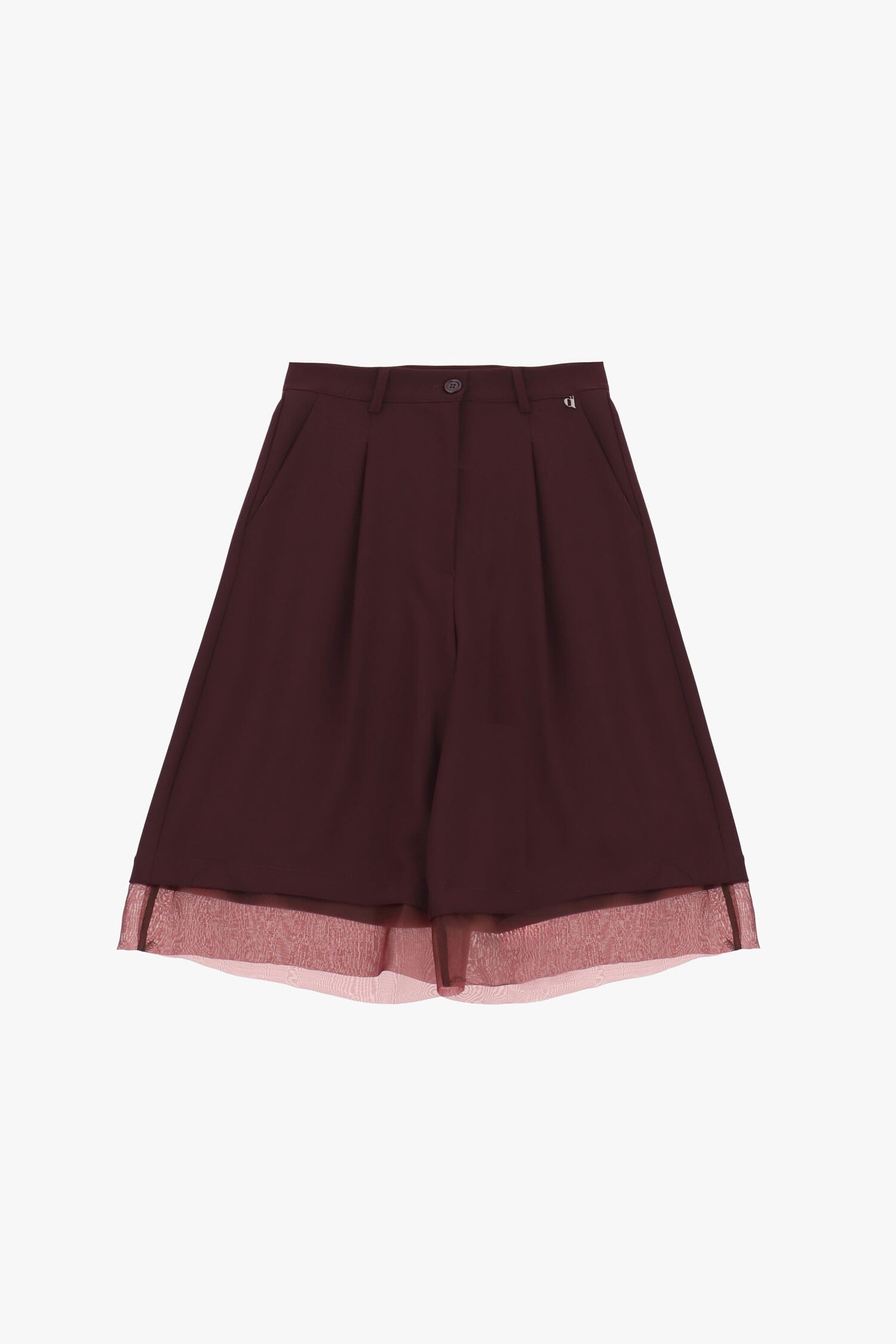 Short au genou avec détails en tulle Dixie
