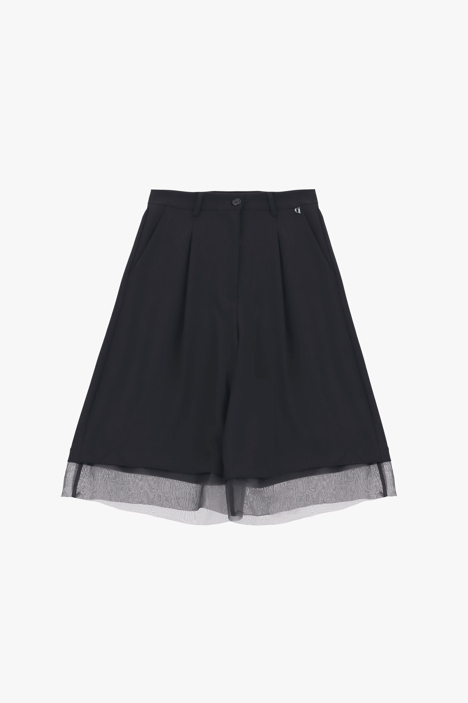 Short au genou avec détails en tulle Dixie