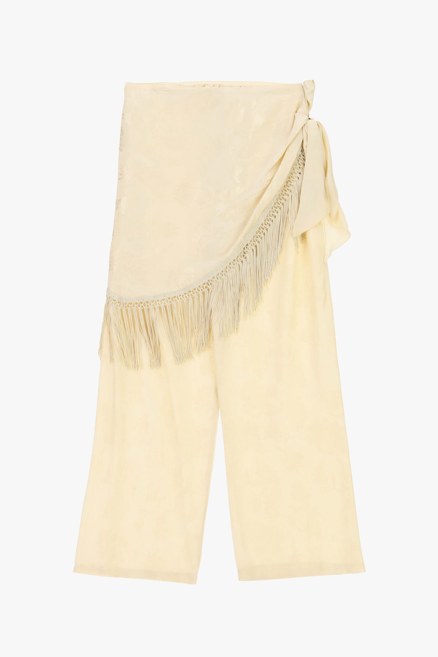 Dixie Palazzo Trousers with Side Panel and Fringing