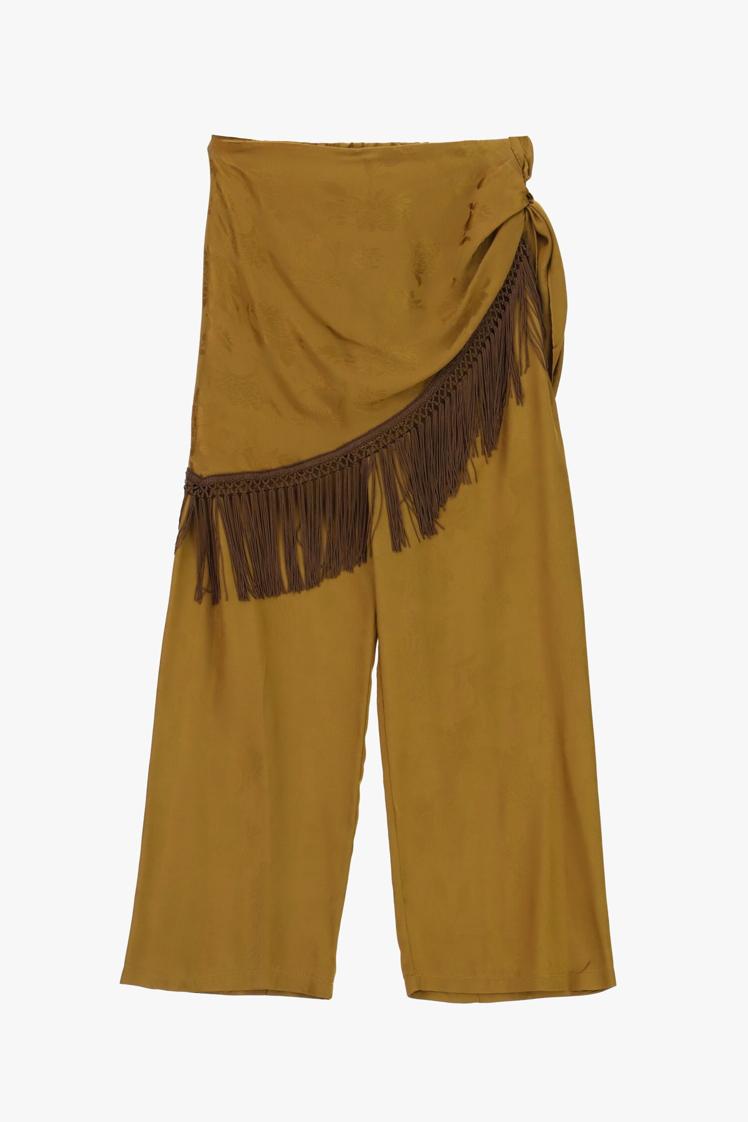 Dixie Palazzo Trousers with Side Panel and Fringing