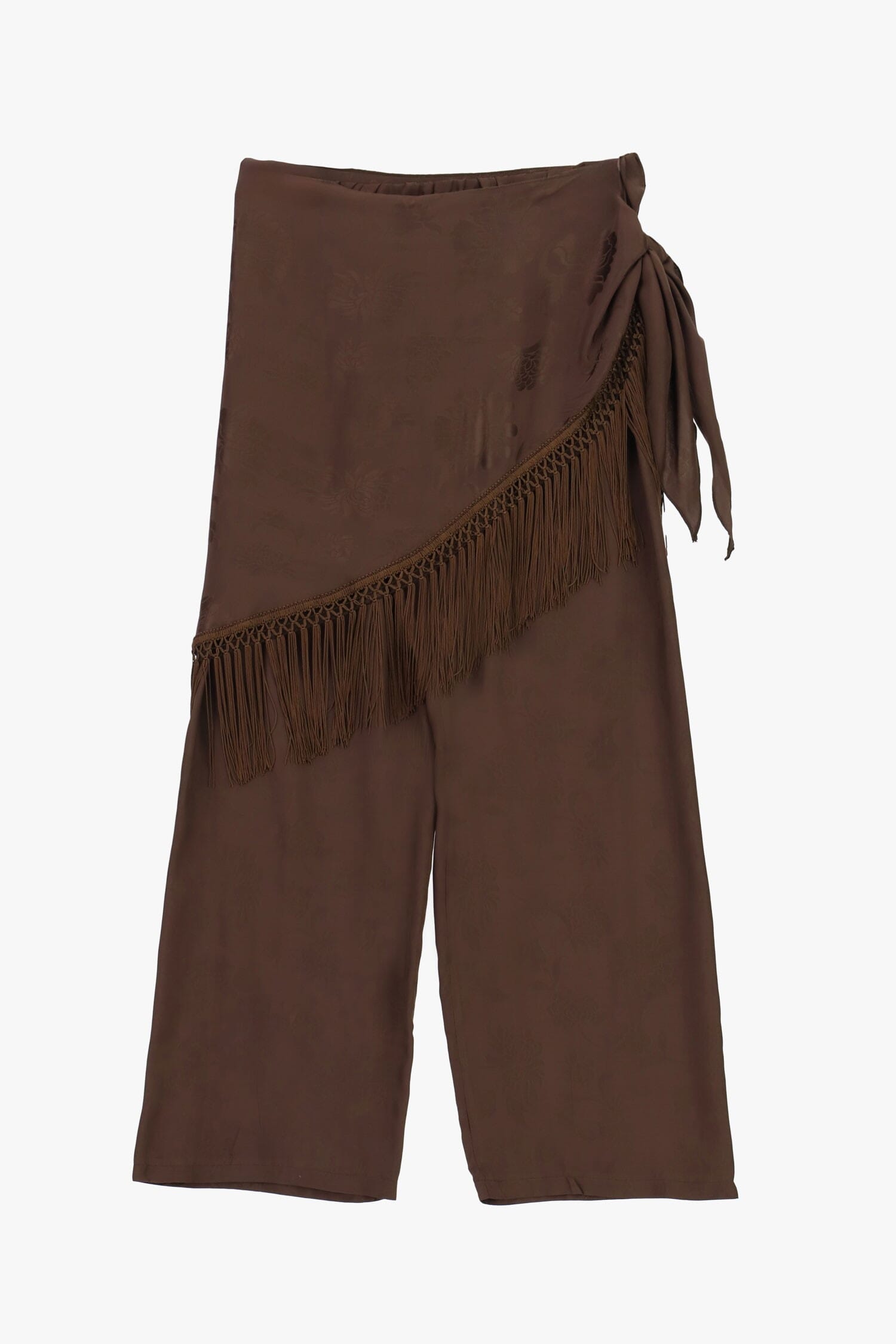 Dixie Palazzo Trousers with Side Panel and Fringing