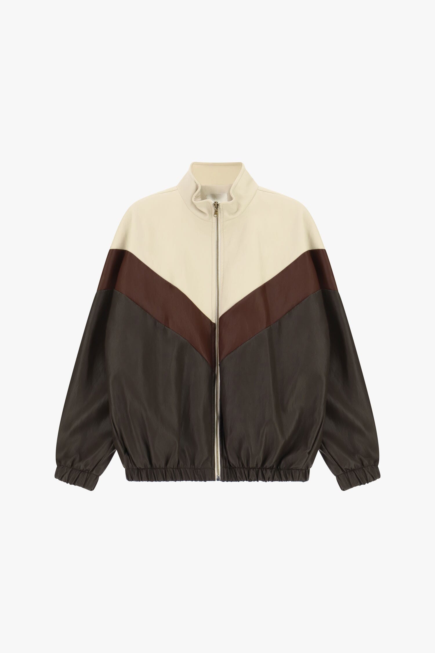 Bomber Con Motivo Chevron E Zip Frontale Dixie